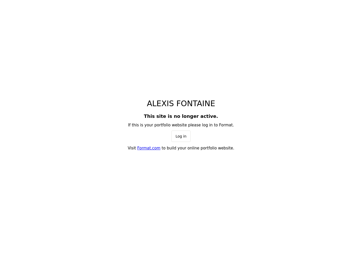 Alexis Fontaine desktop