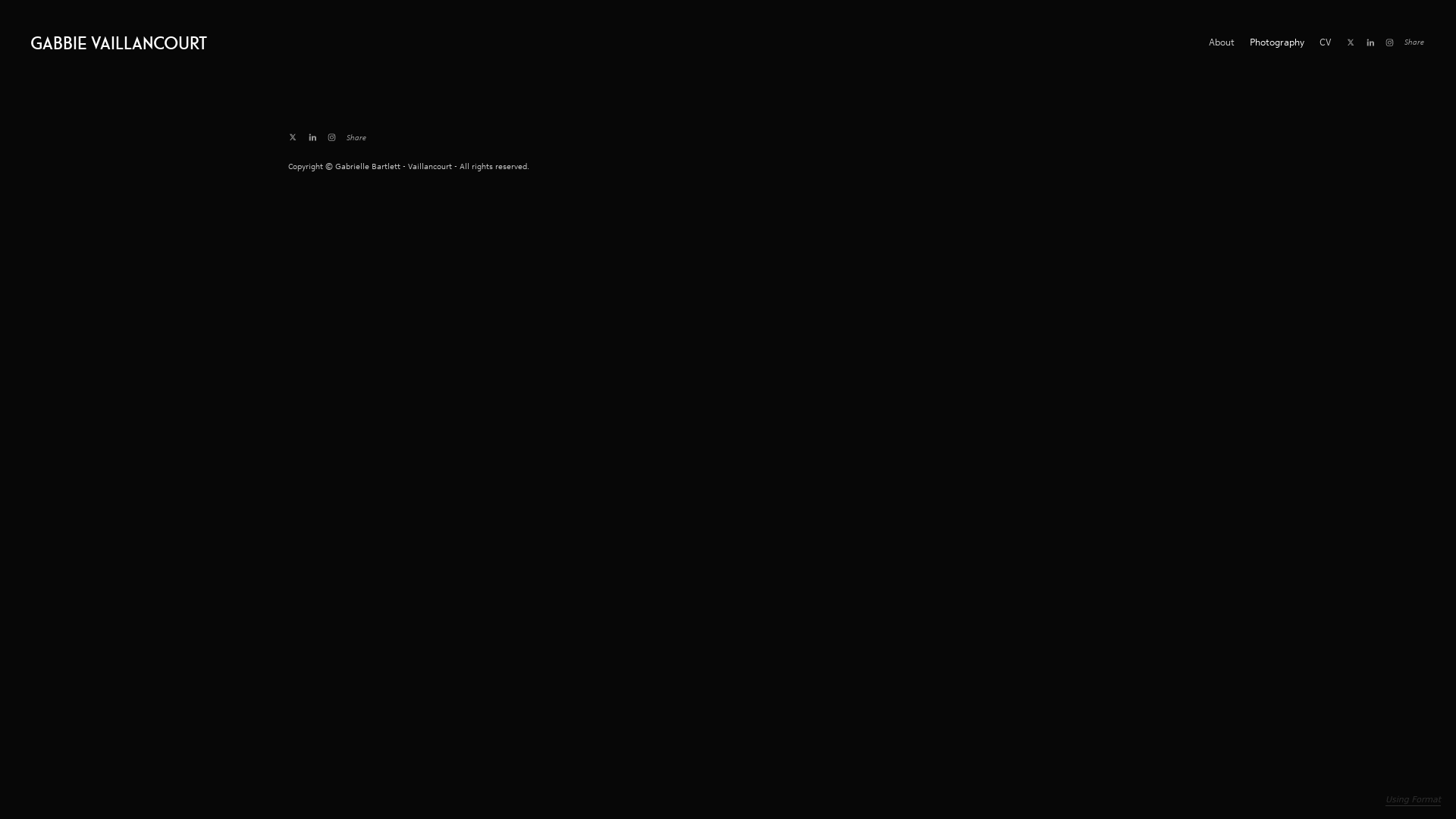 online photography portfolio