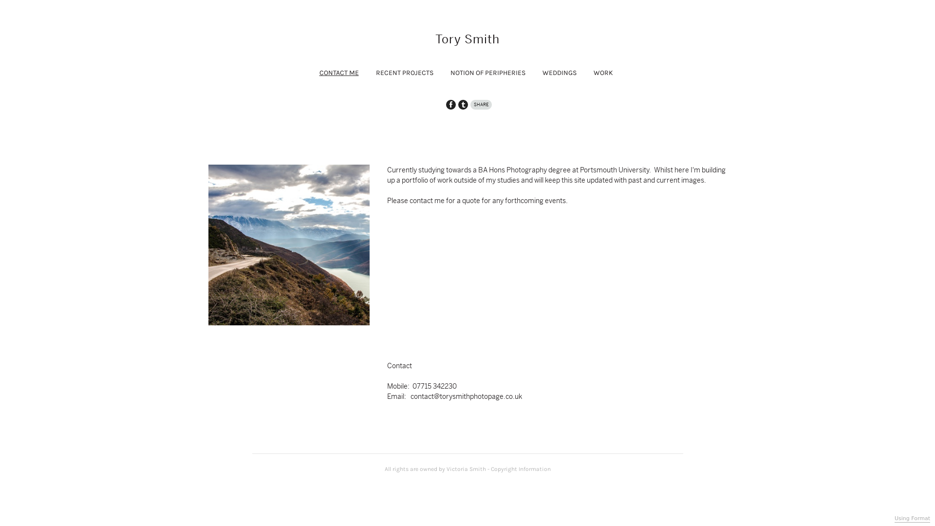 online photography portfolio