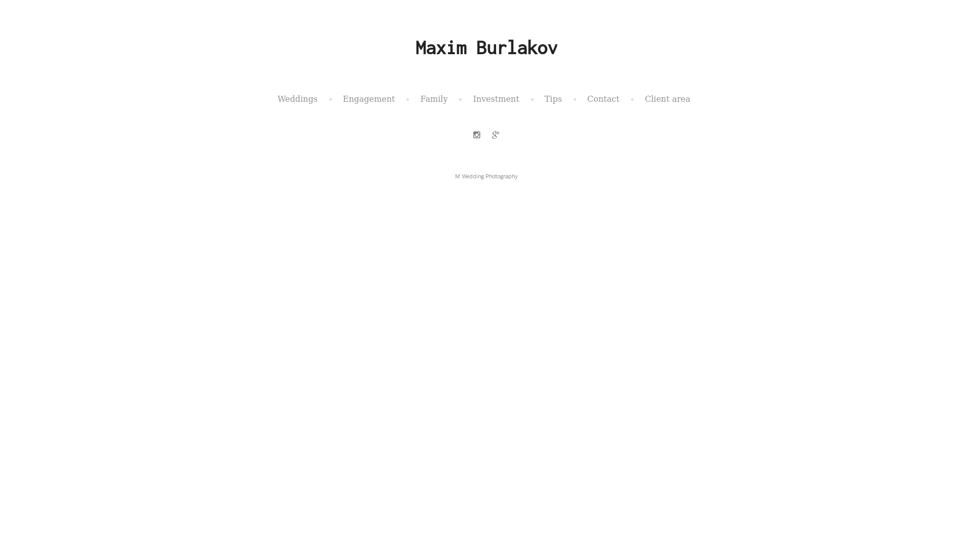 online photography portfolio