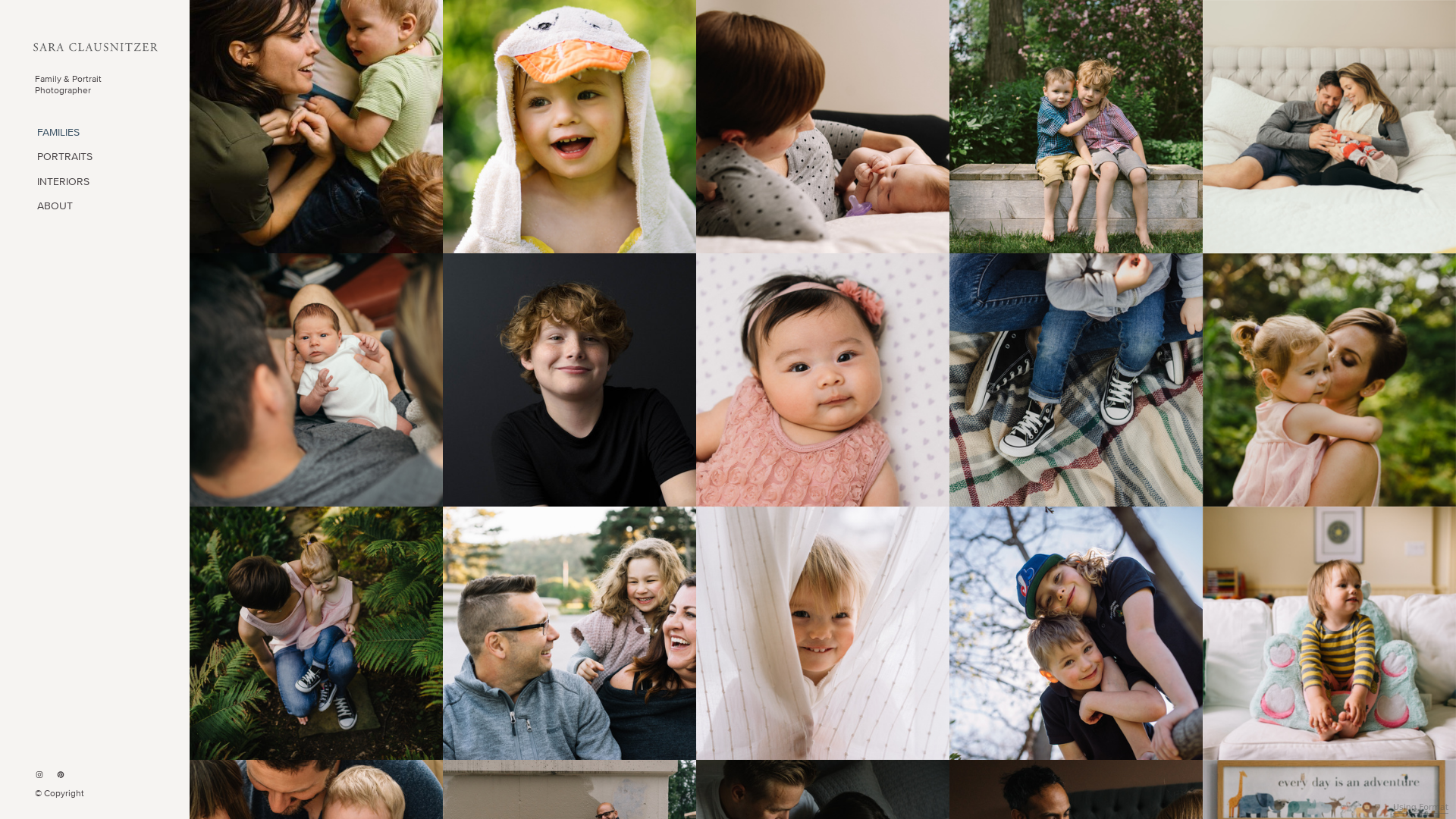online photography portfolio