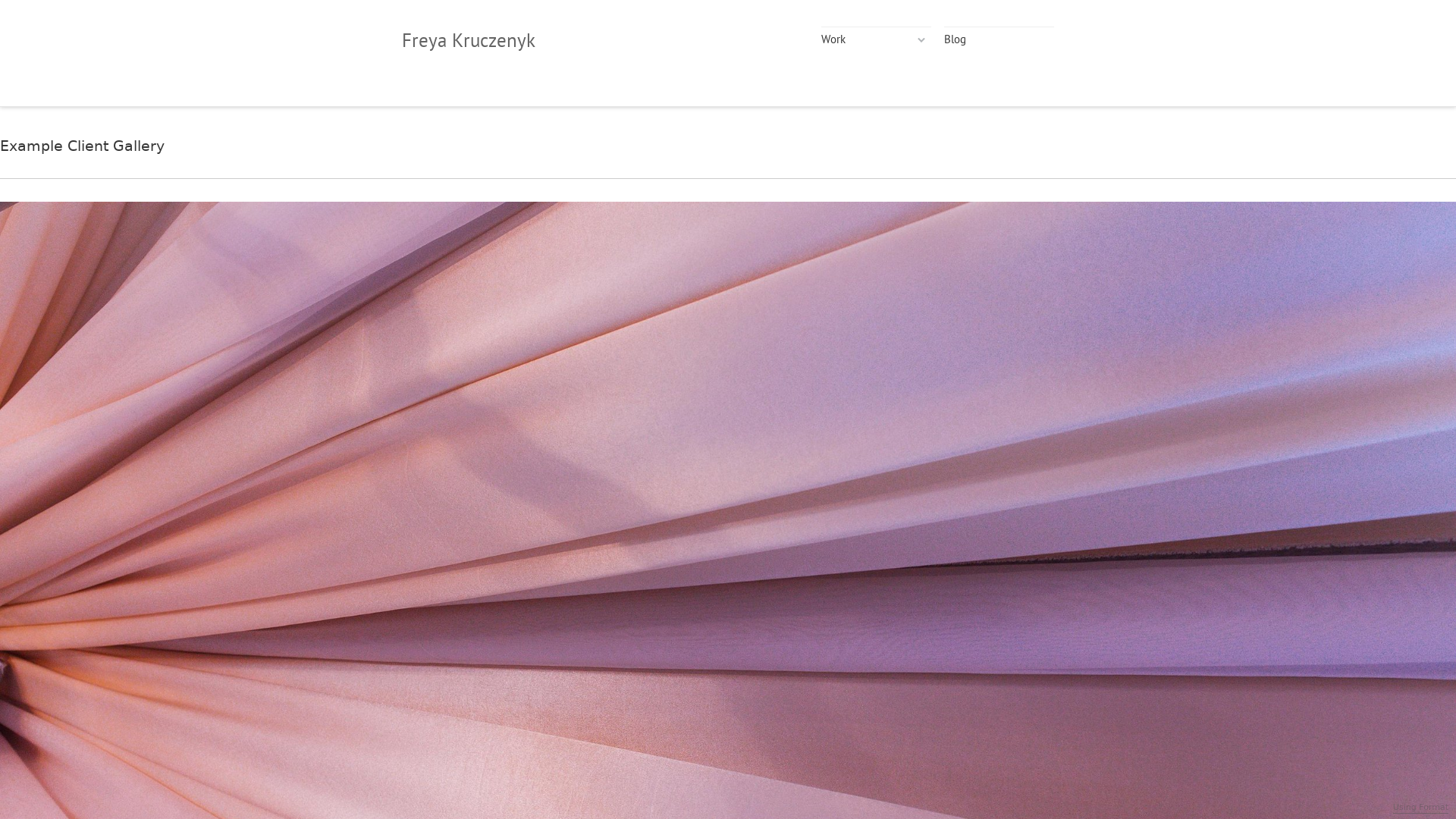 online photography portfolio