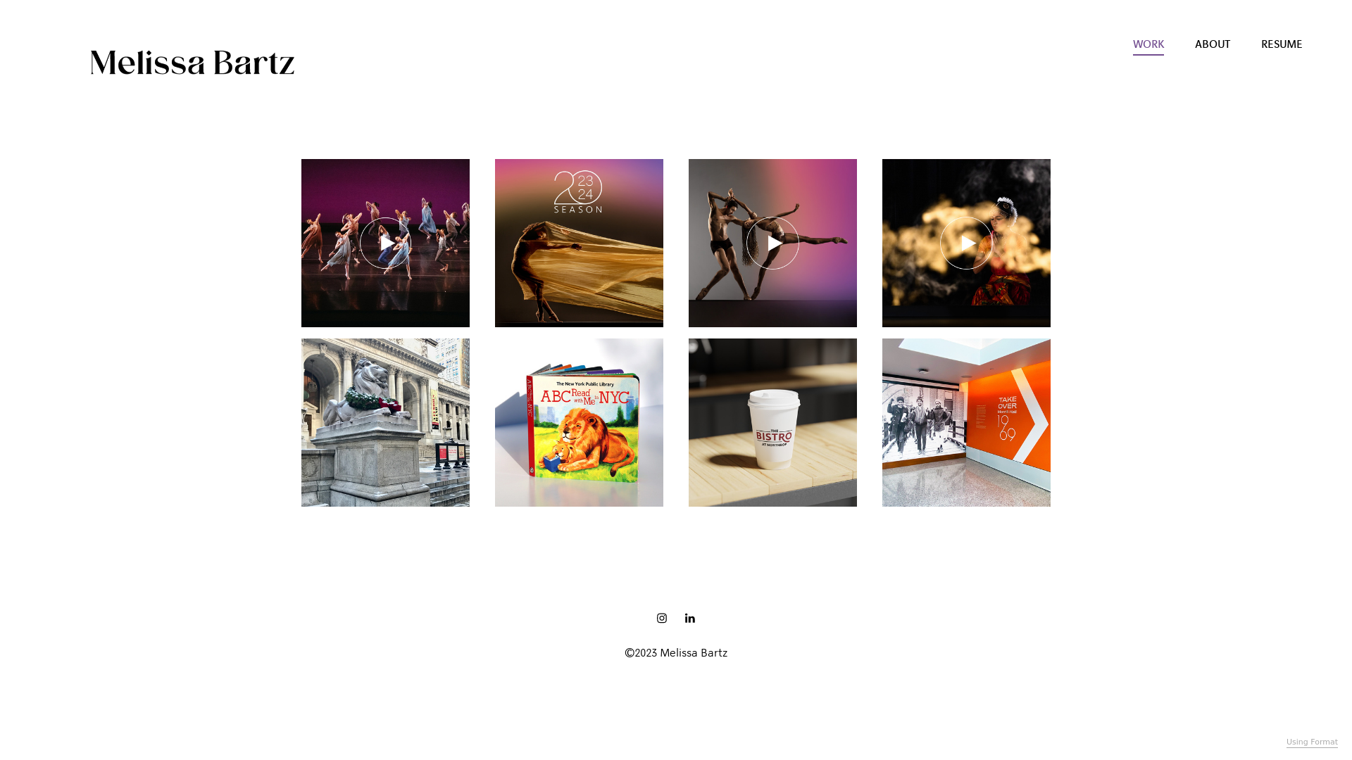 Format portfolio