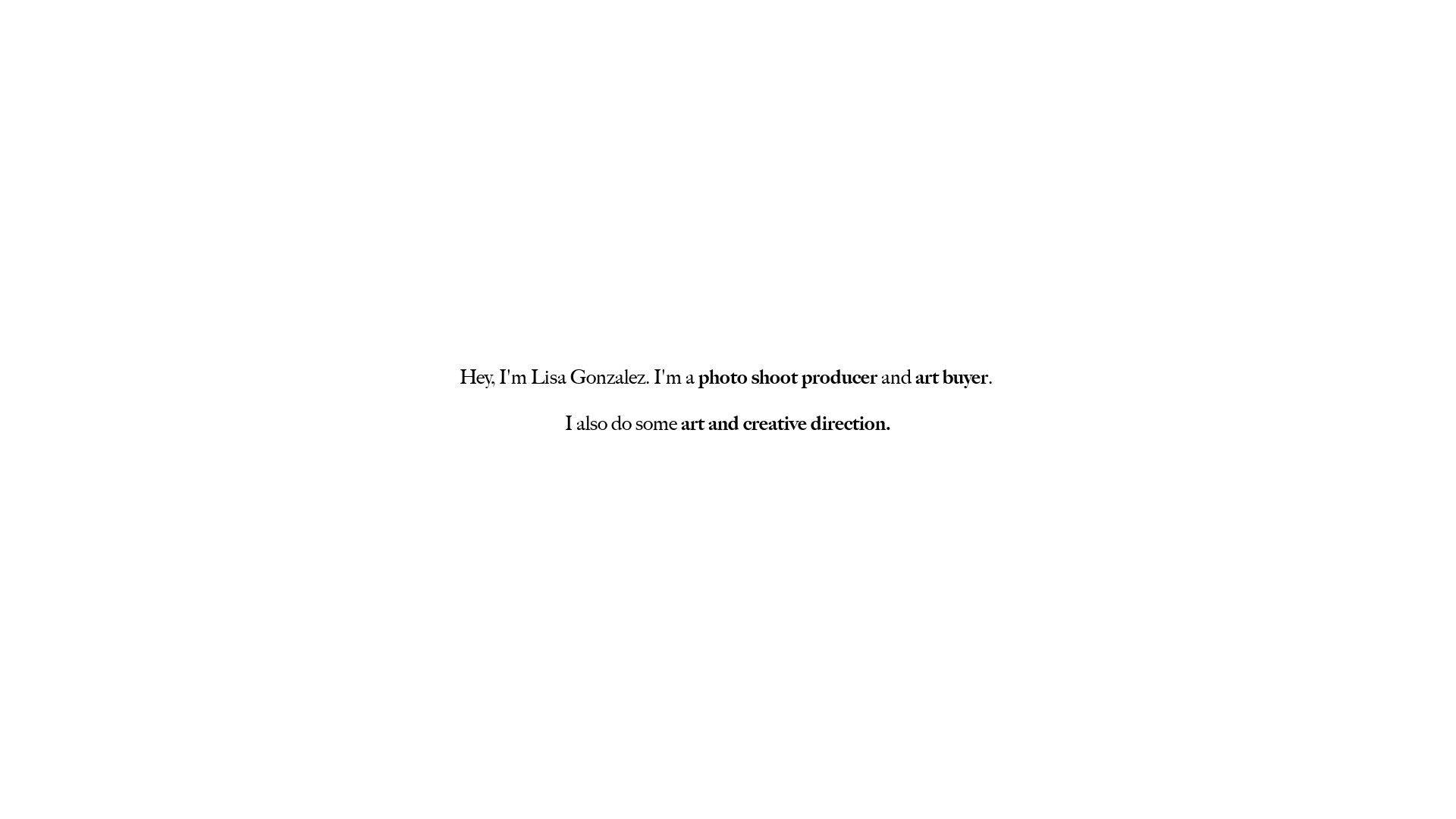 online photography portfolio