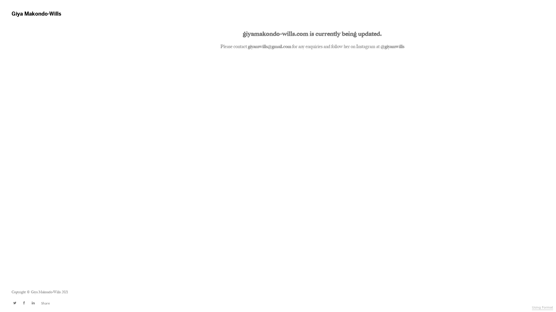 Format portfolio