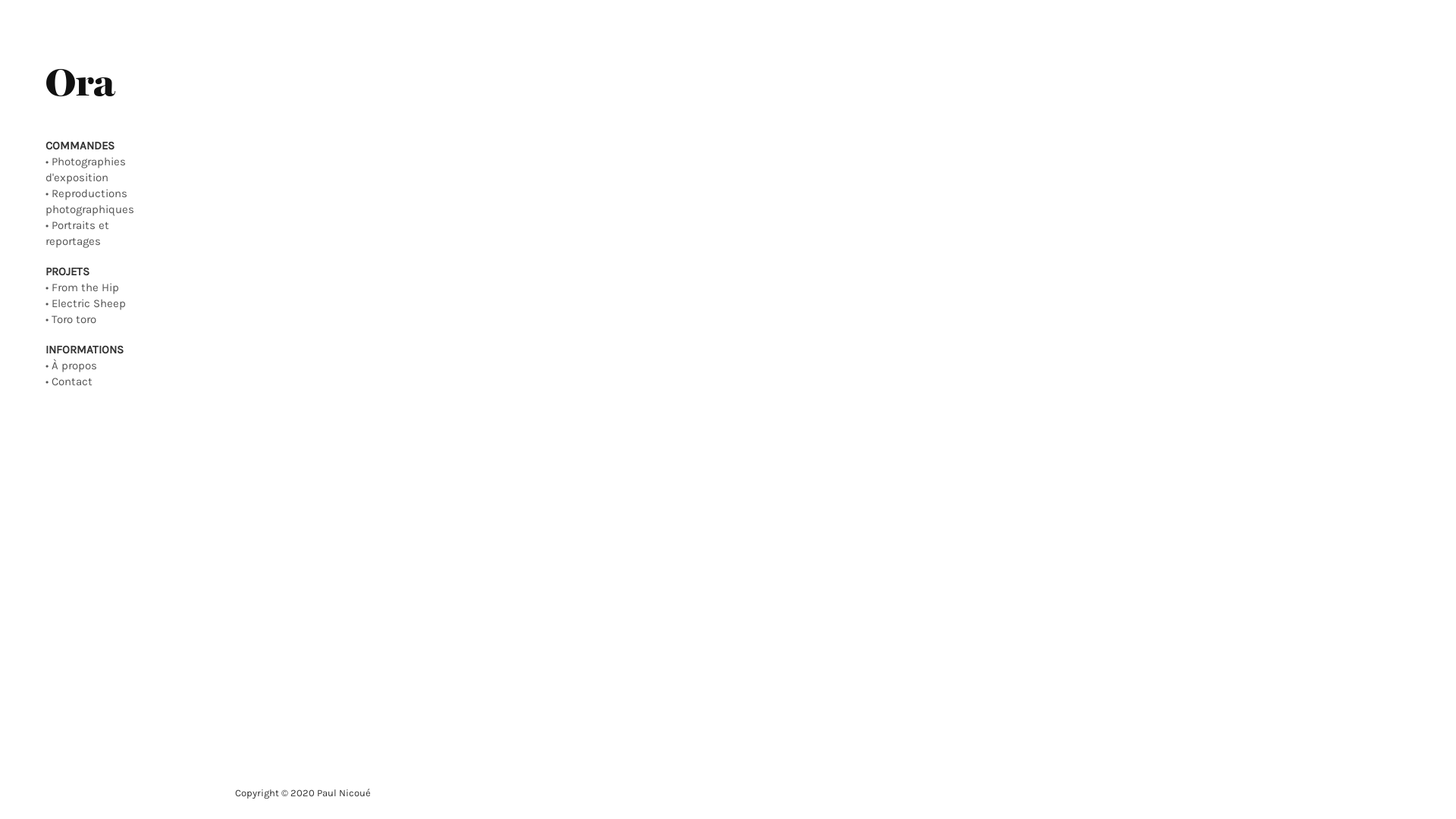 online photography portfolio