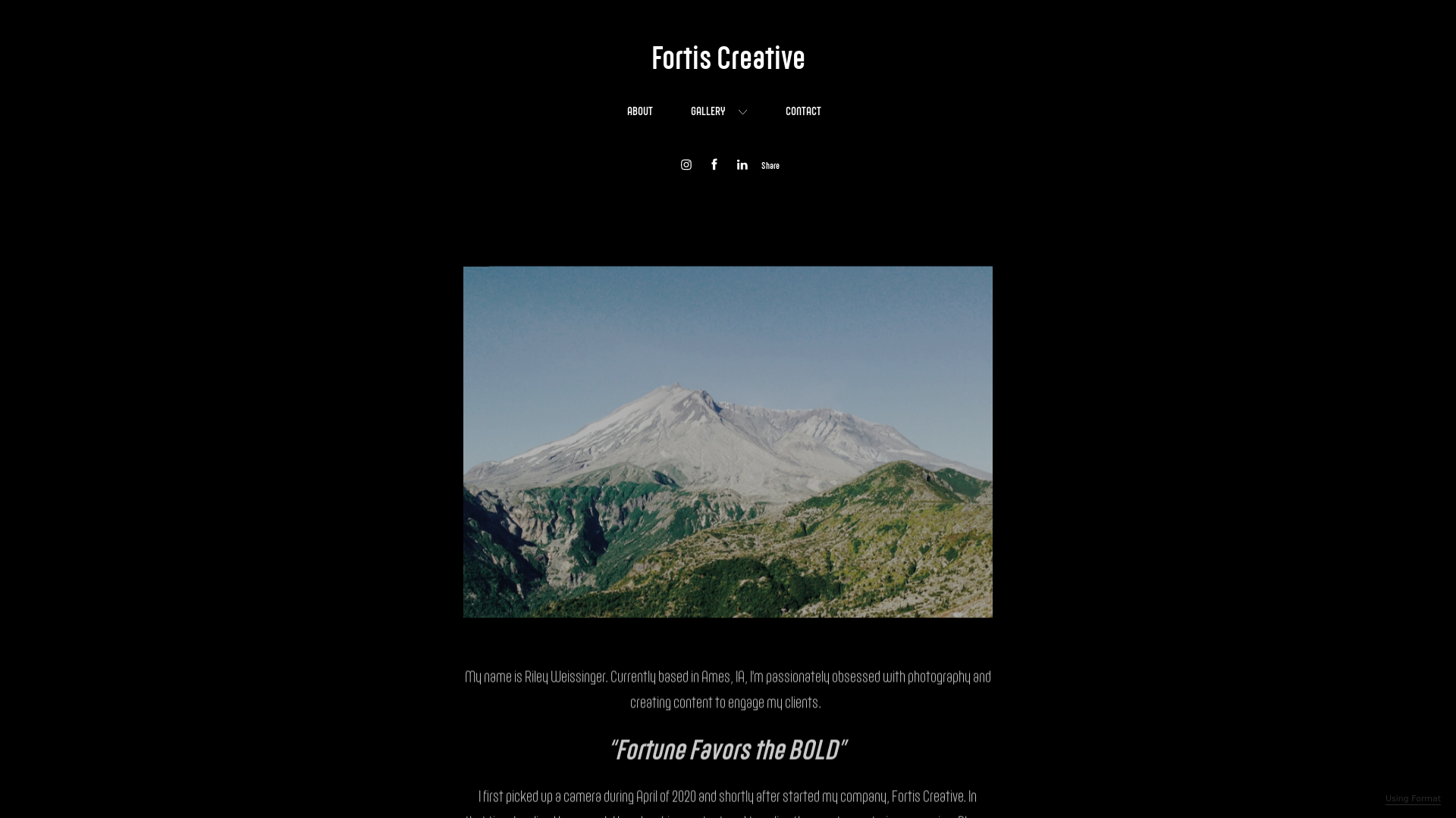 online photography portfolio