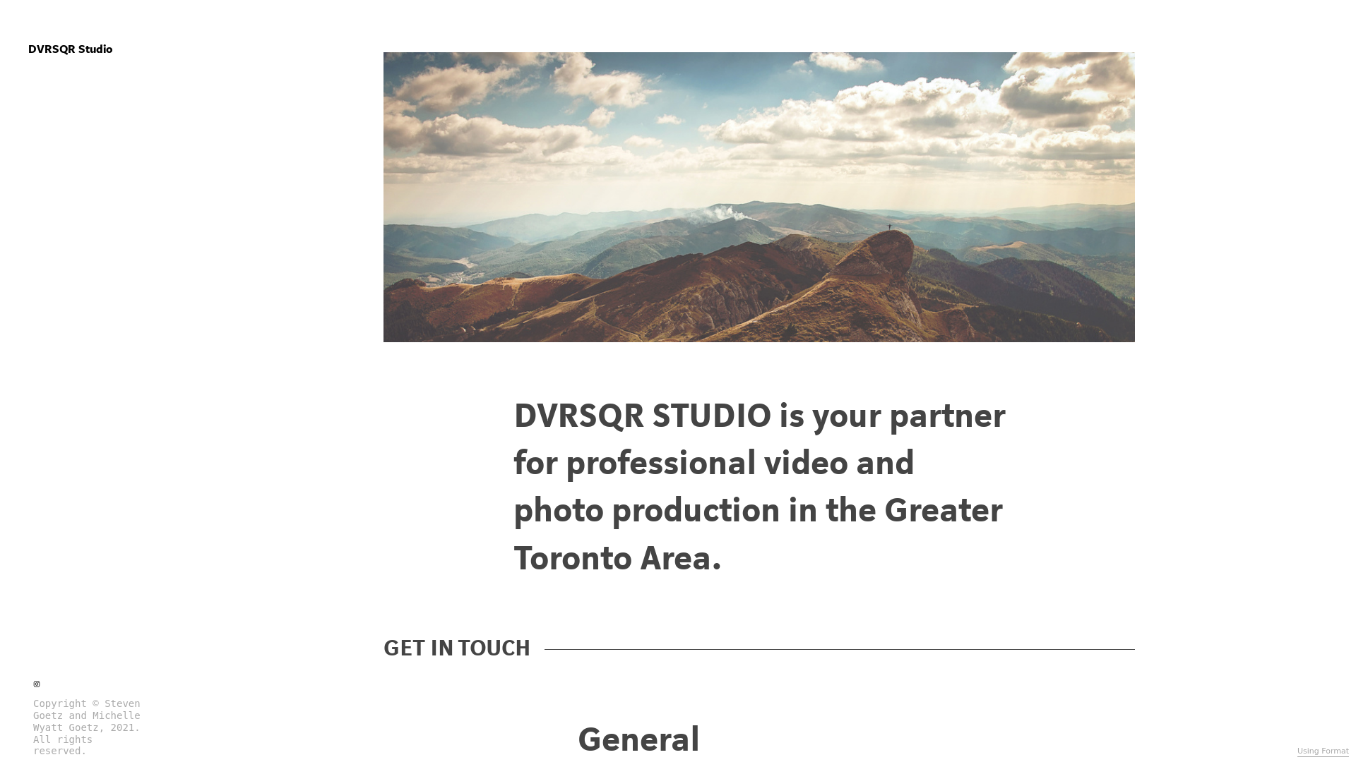 online photography portfolio