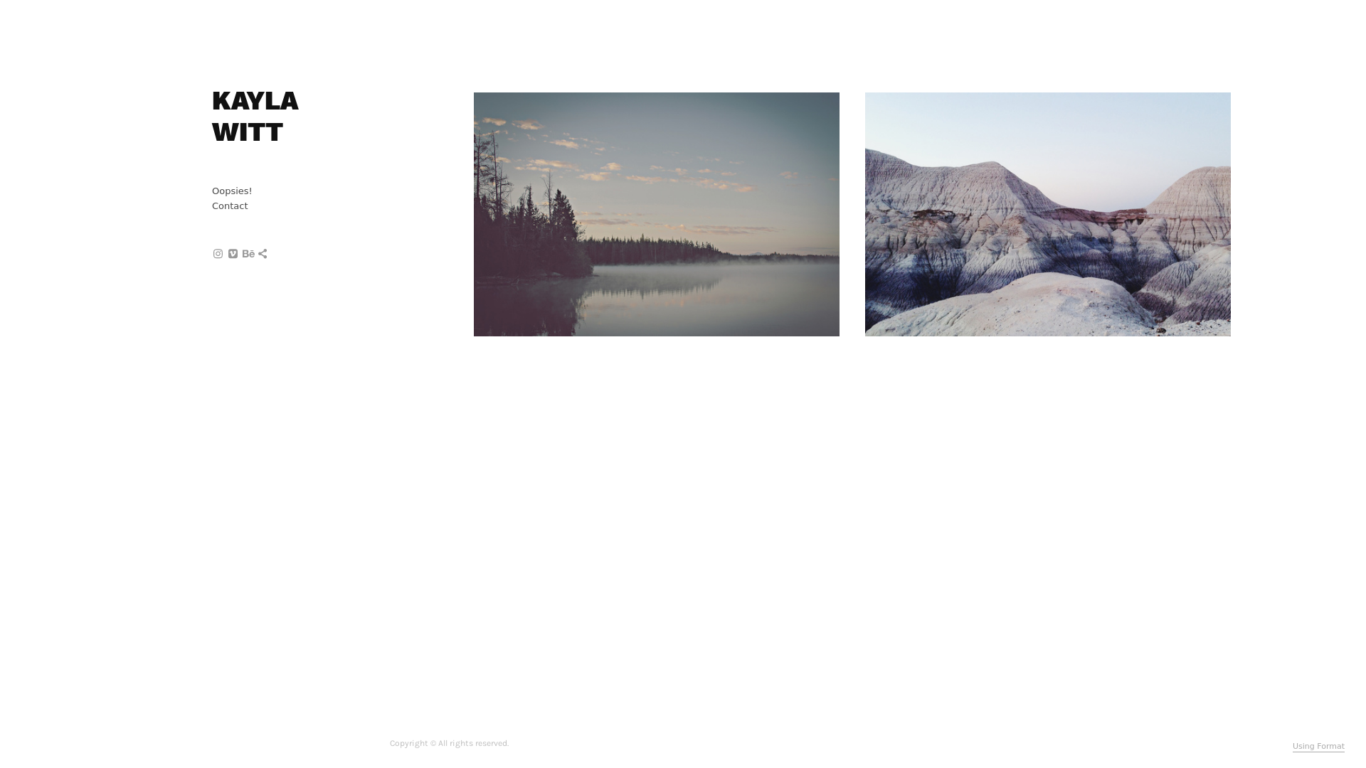 Format portfolio