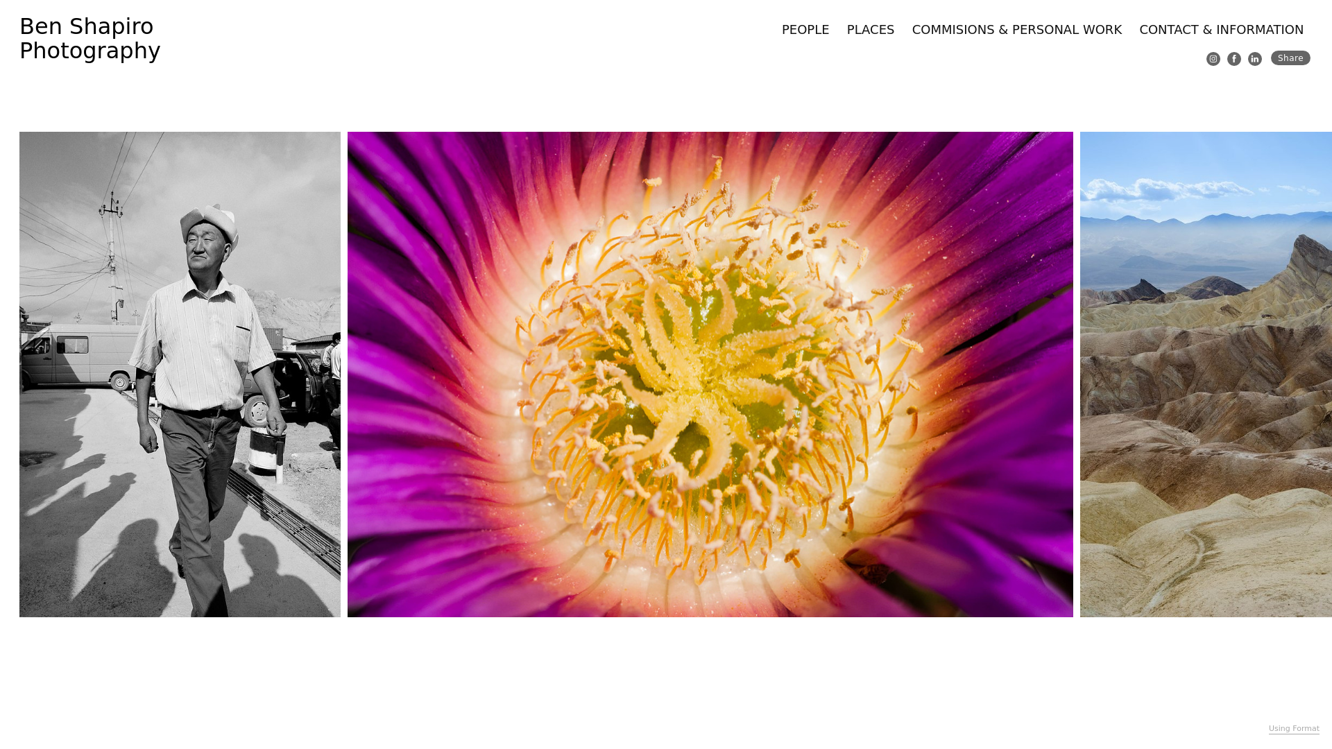 online photography portfolio