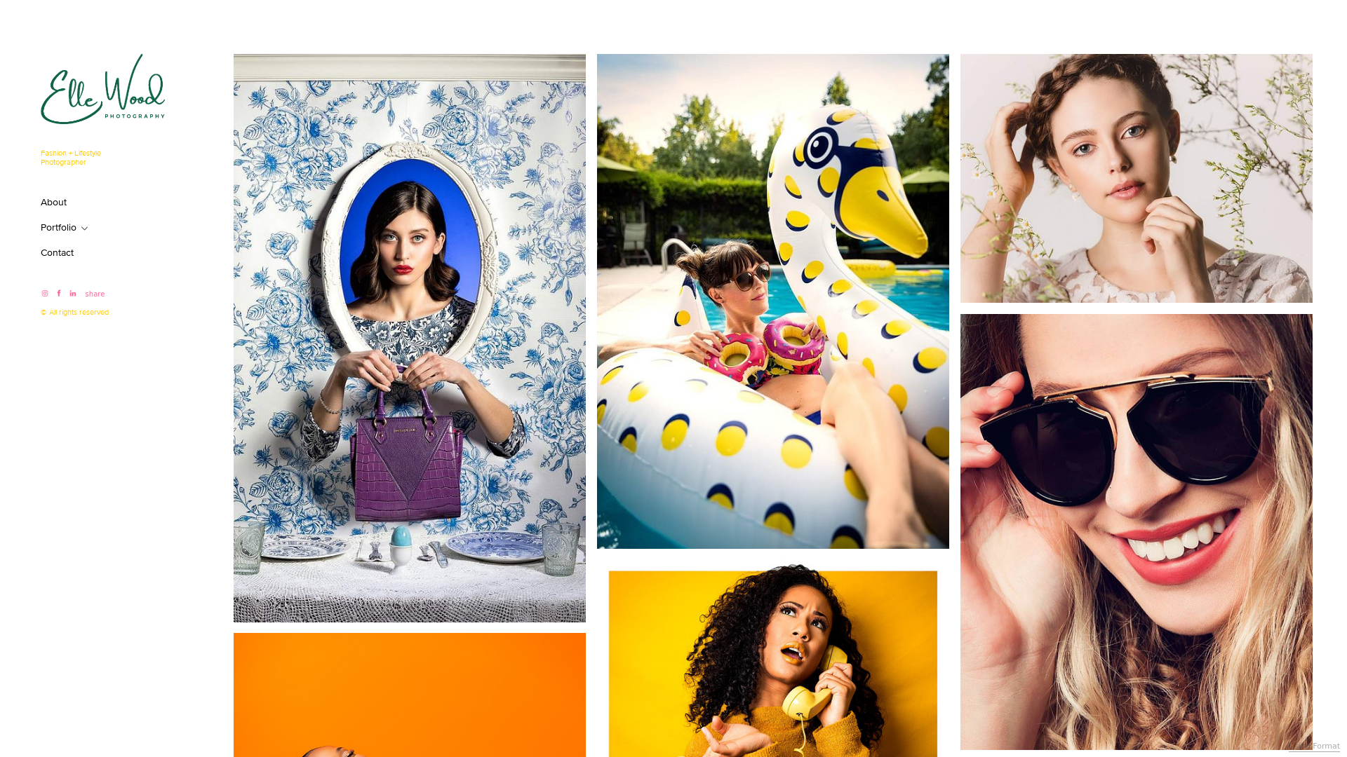 online photography portfolio