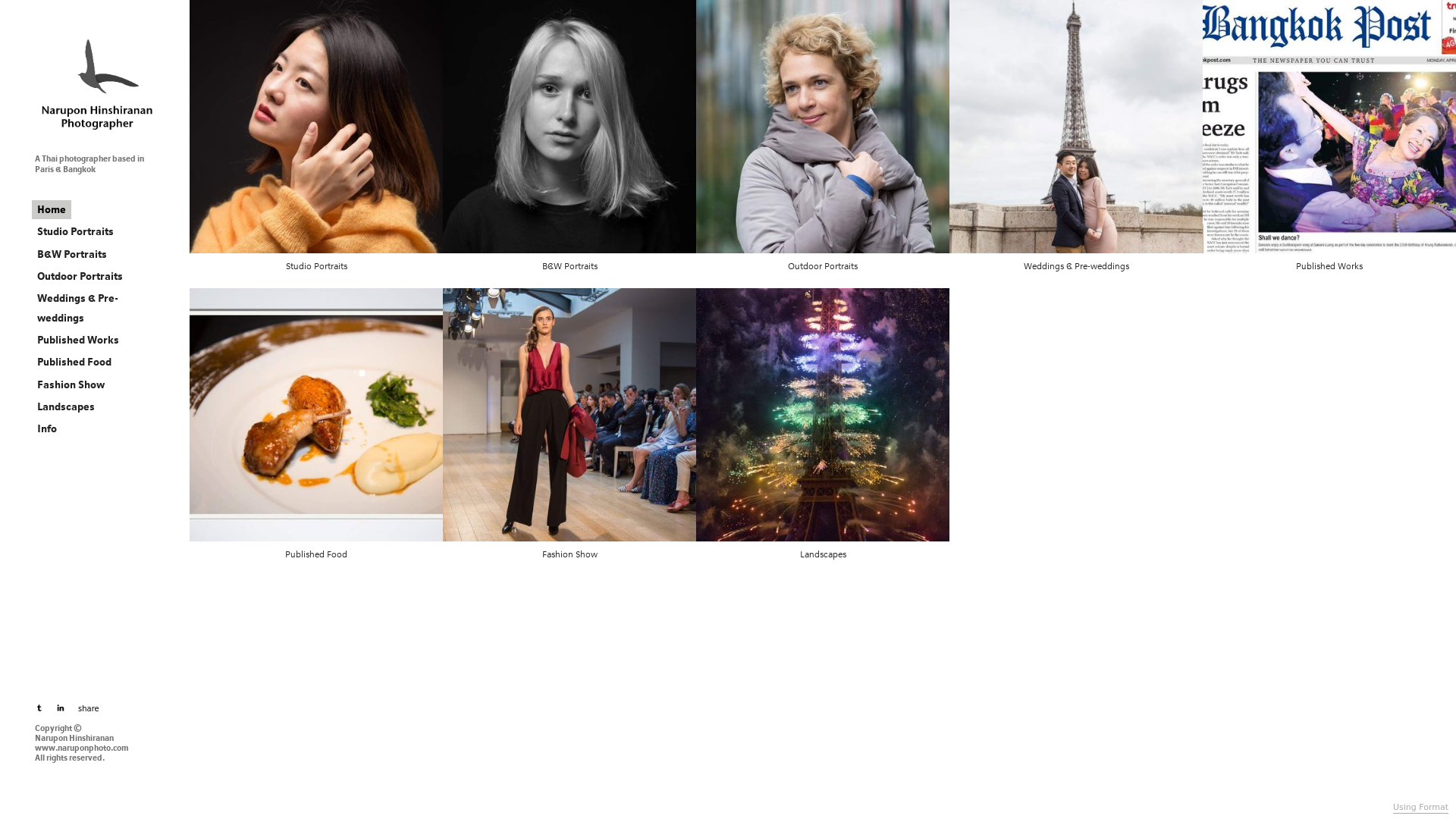 online photography portfolio