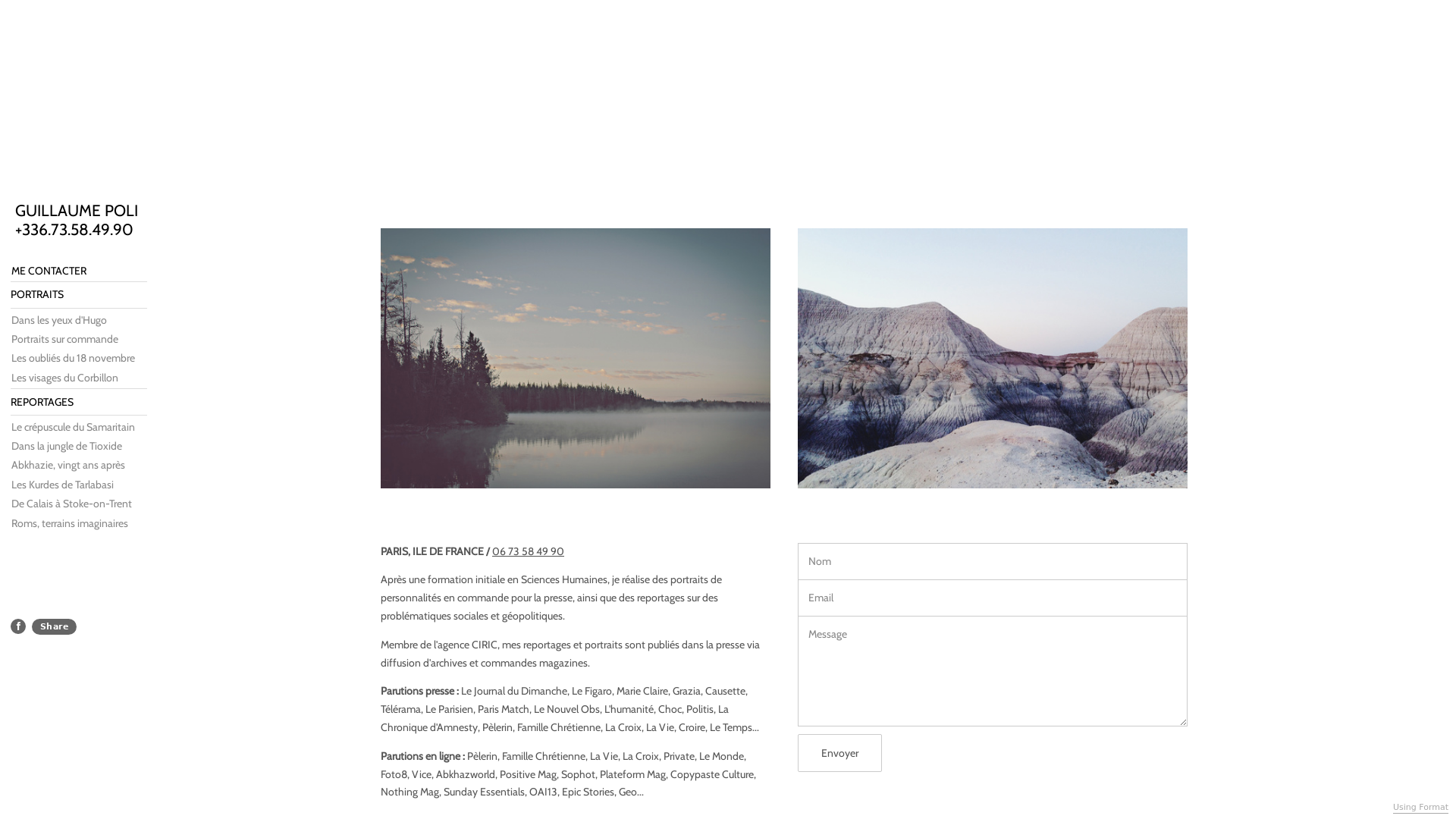 online photography portfolio