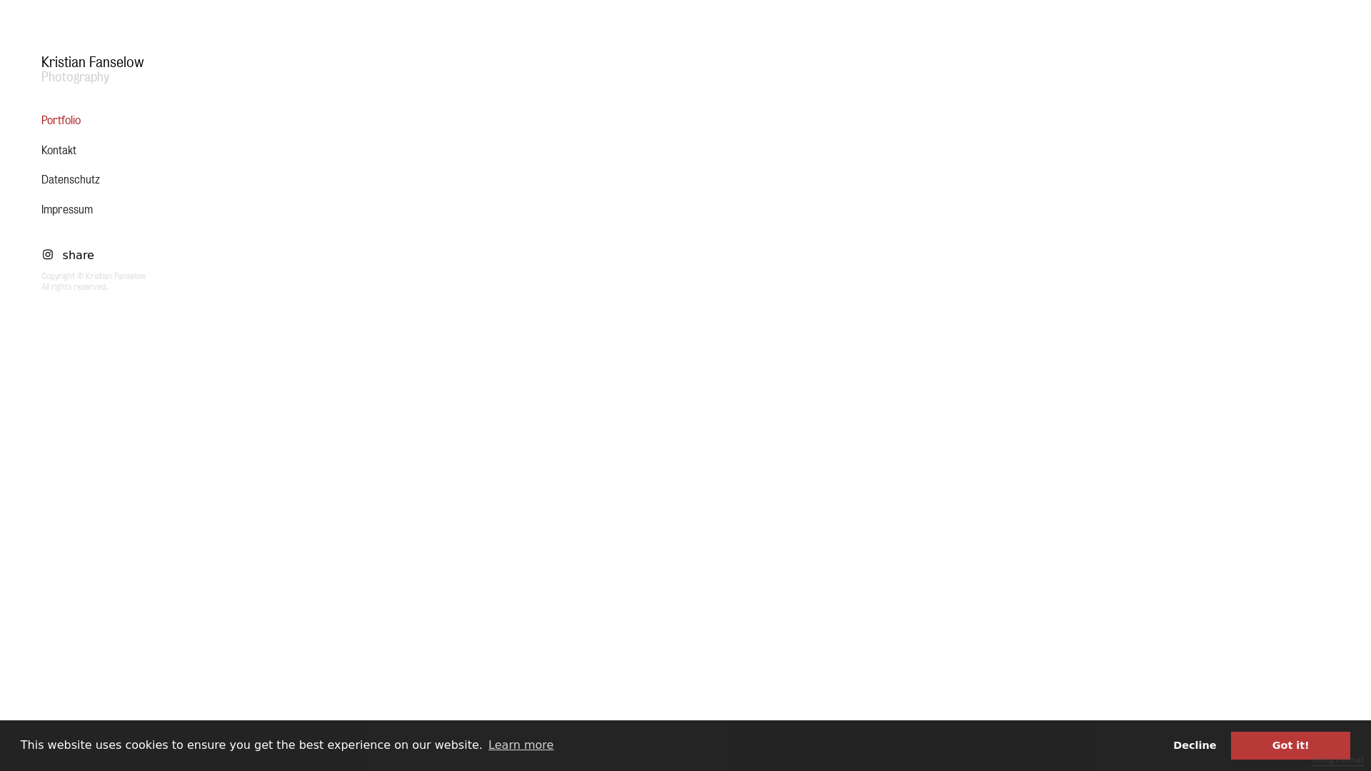online photography portfolio