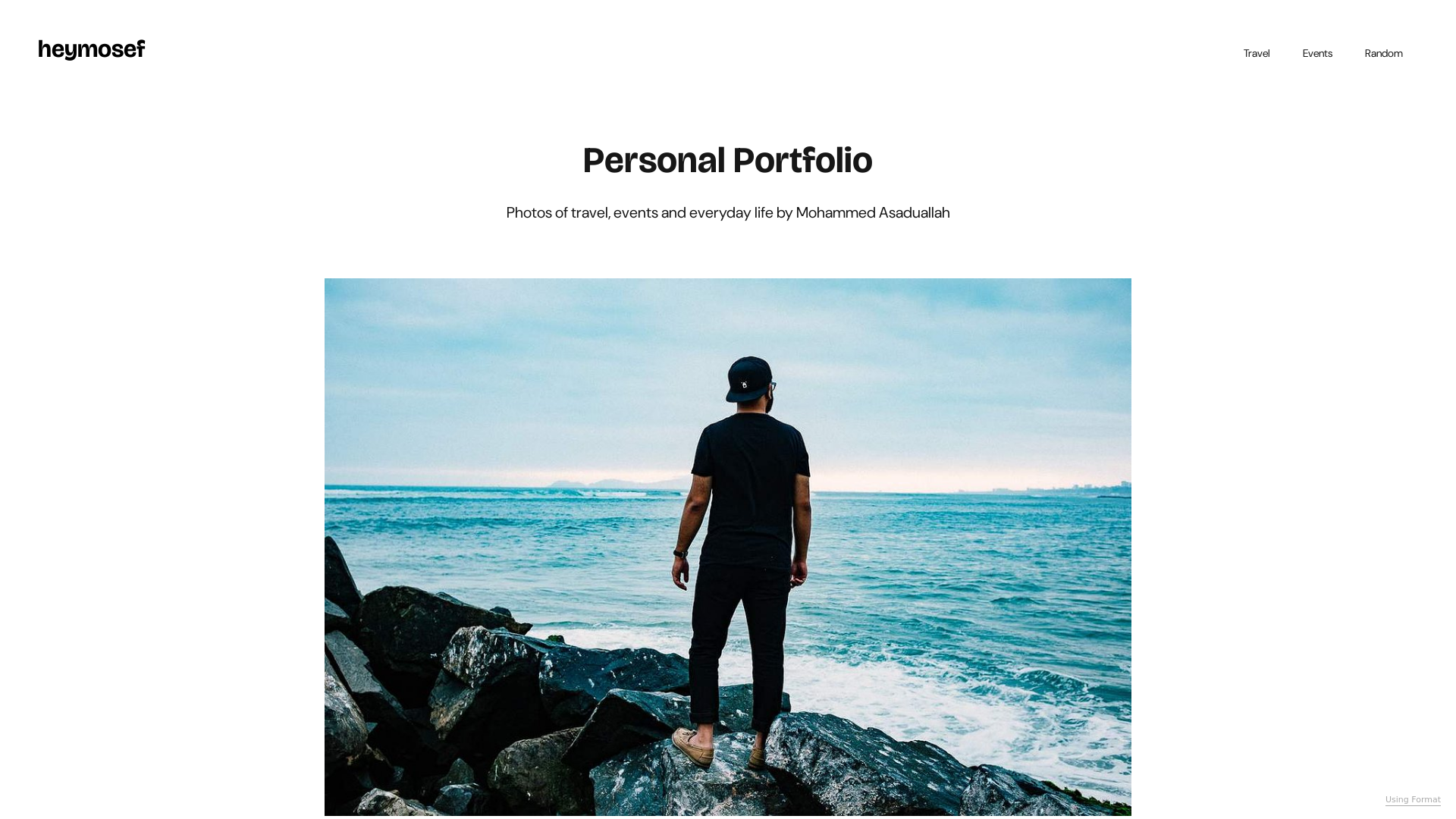 online photography portfolio