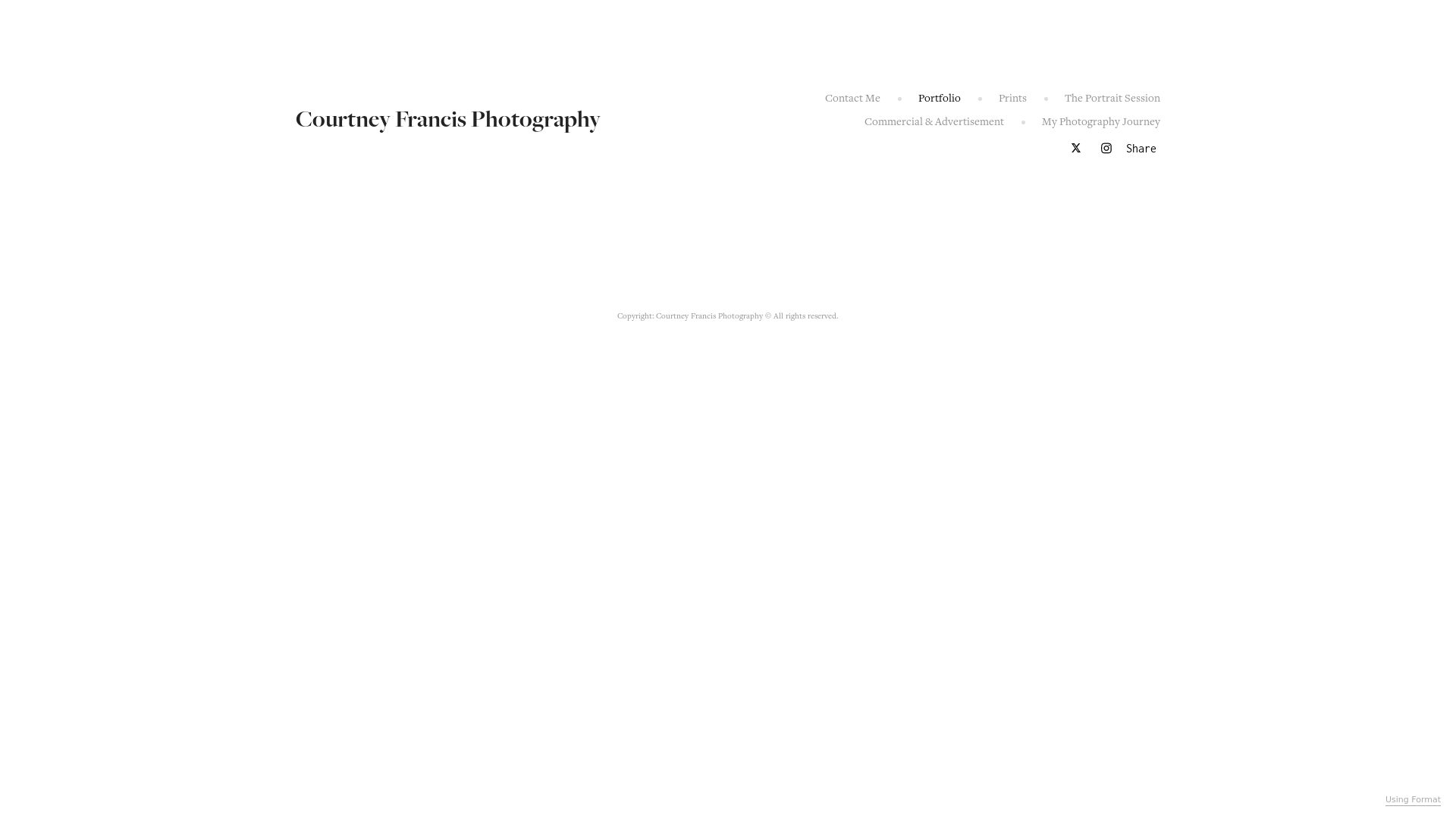 online photography portfolio