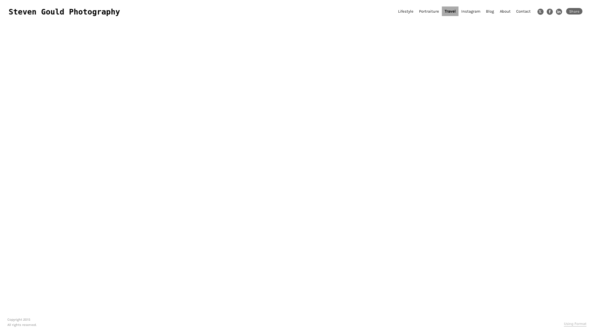 online photography portfolio