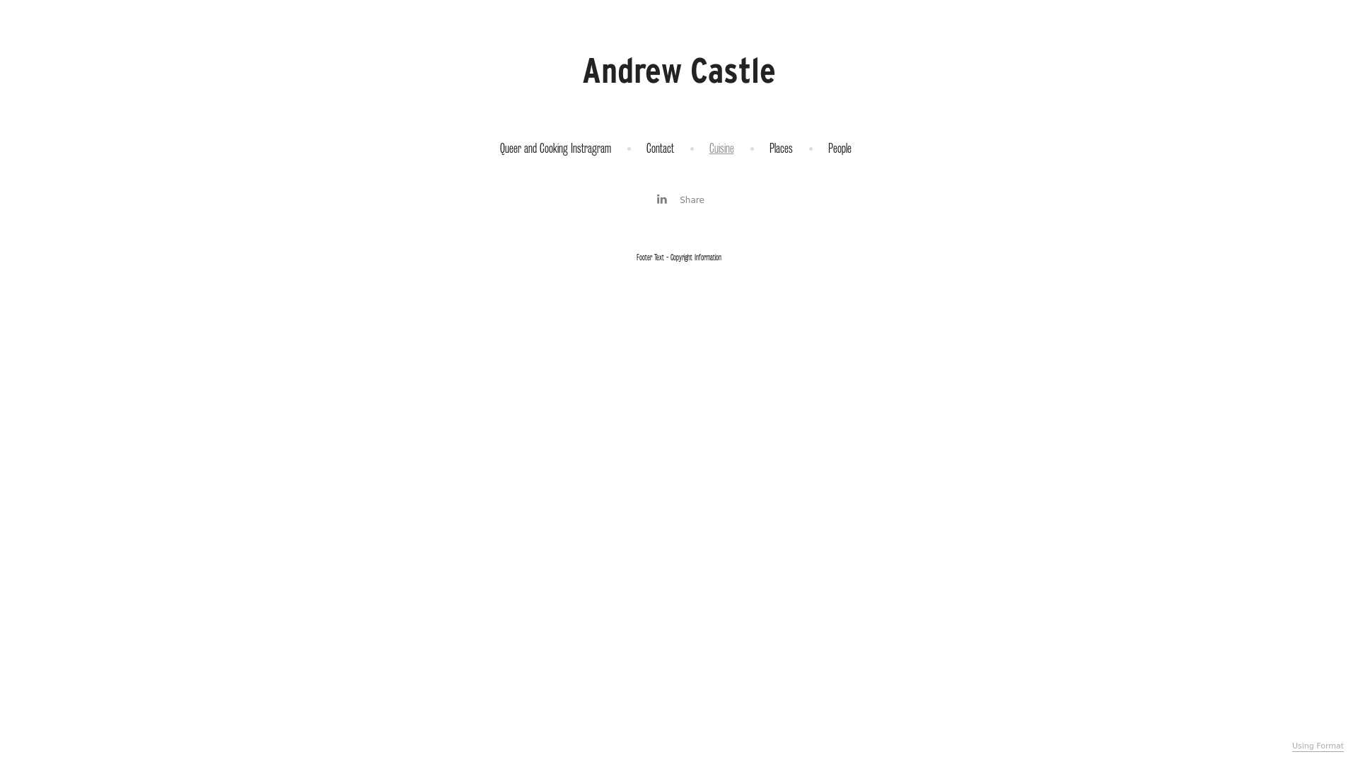 Format portfolio