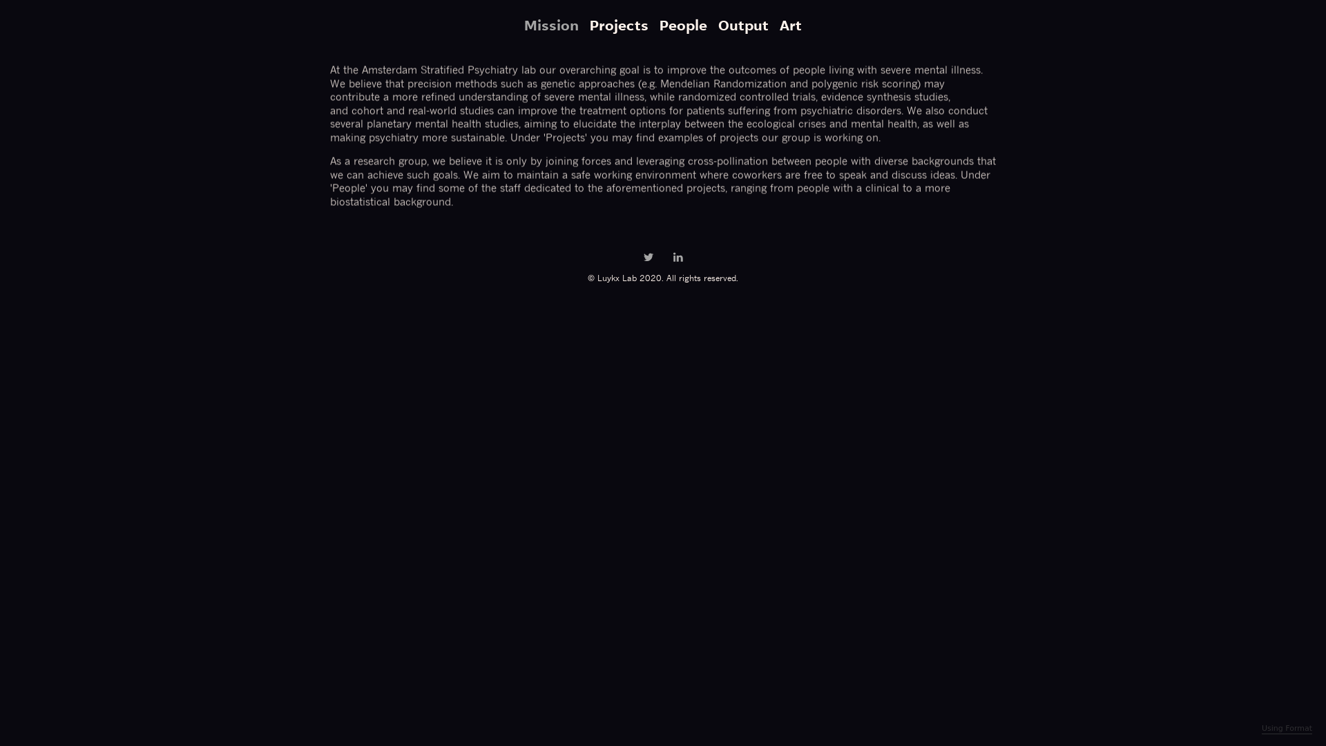 Format portfolio