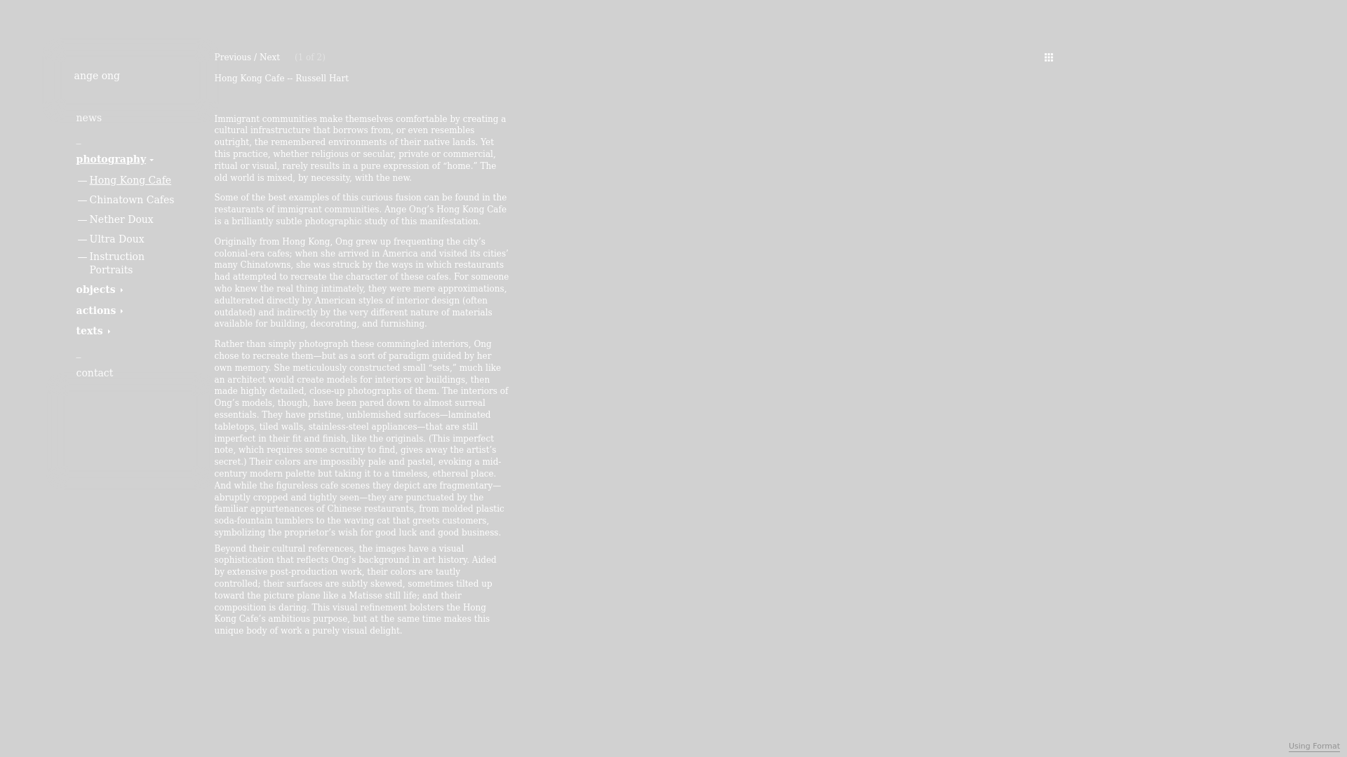 Rozette Rago online photography portfolio