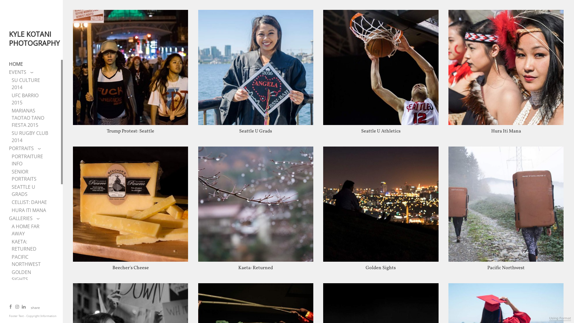 online photography portfolio