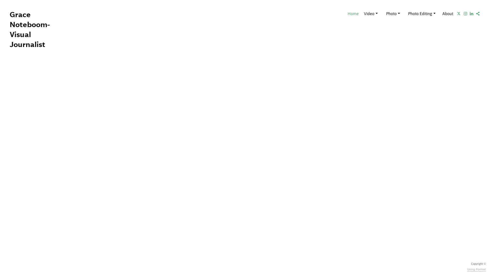 online photography portfolio