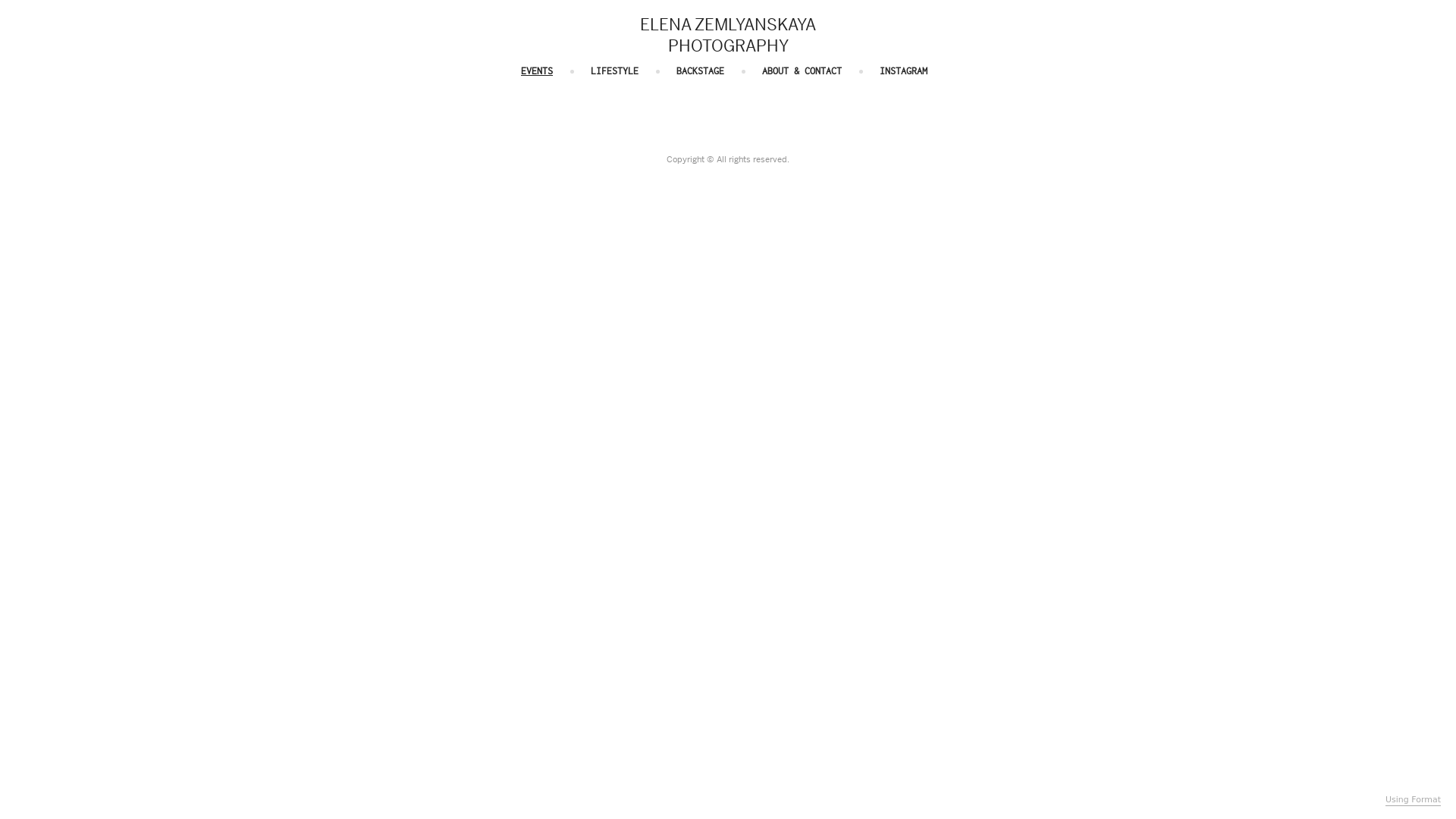 online photography portfolio