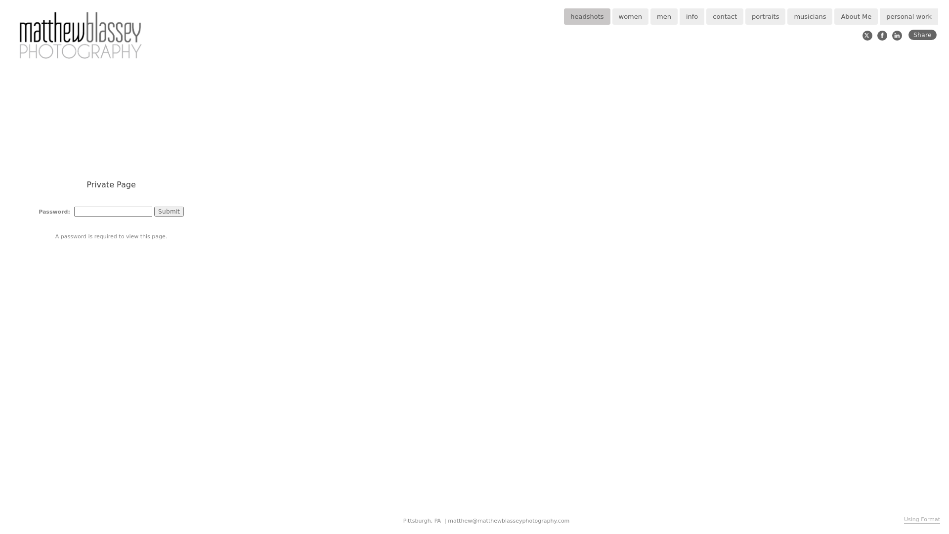 online photography portfolio
