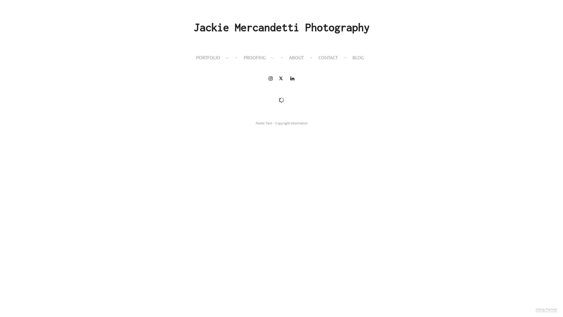 online photography portfolio