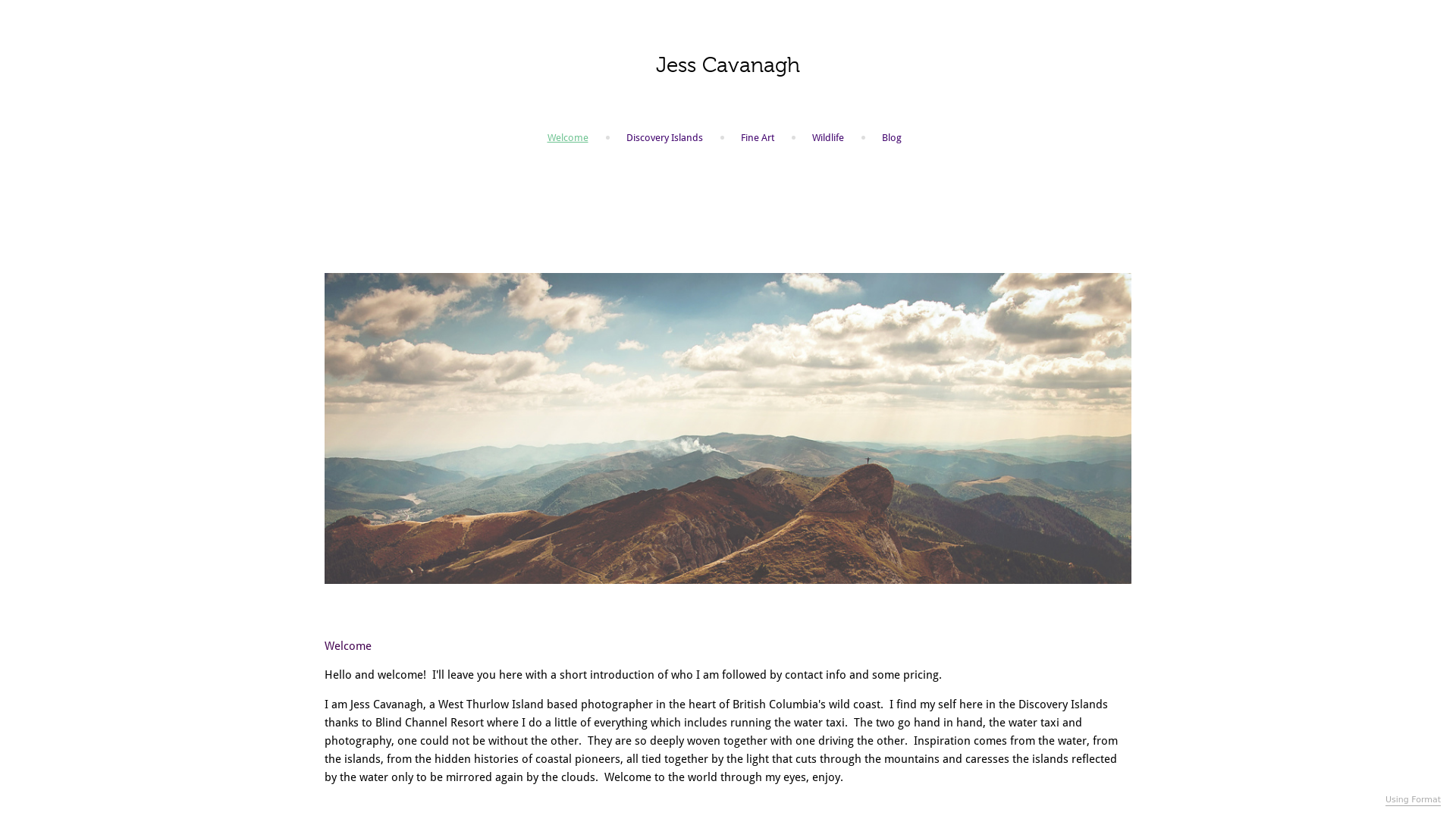 online photography portfolio