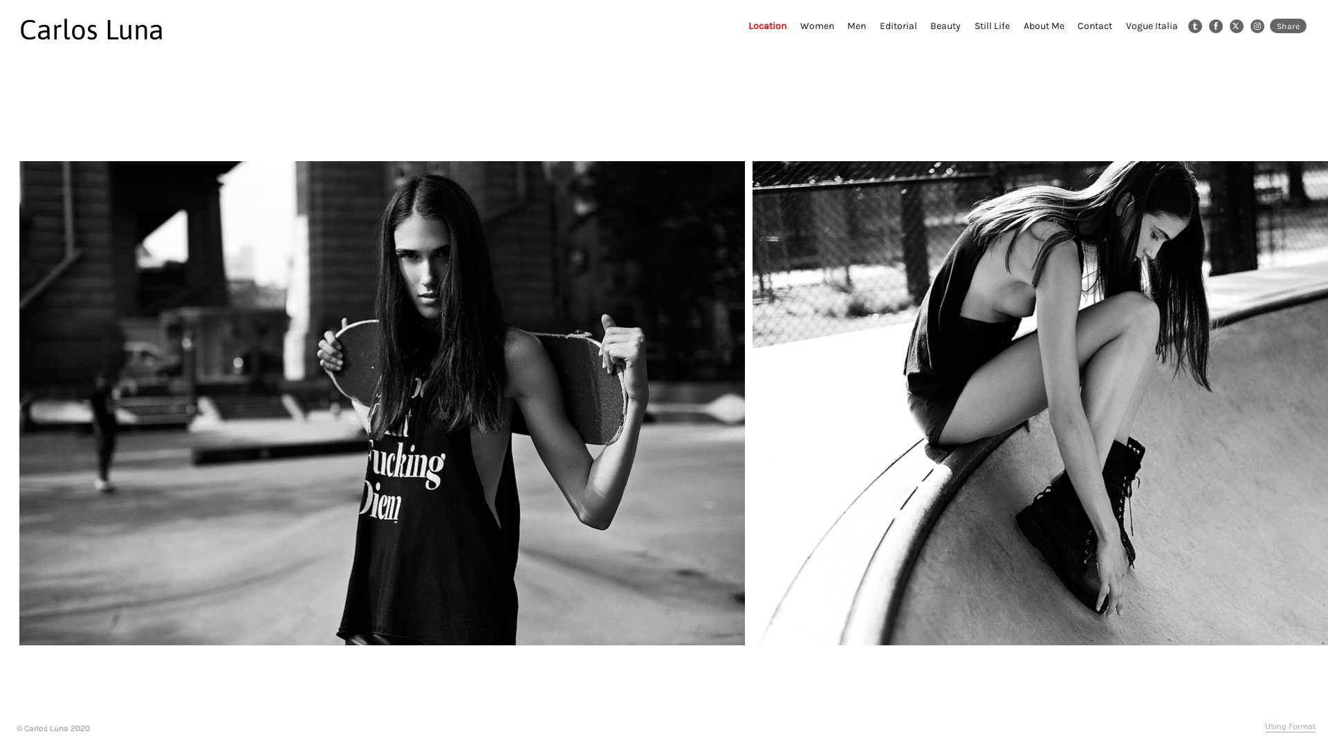 online photography portfolio