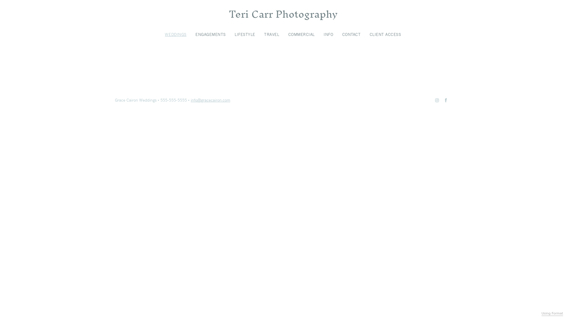 online photography portfolio