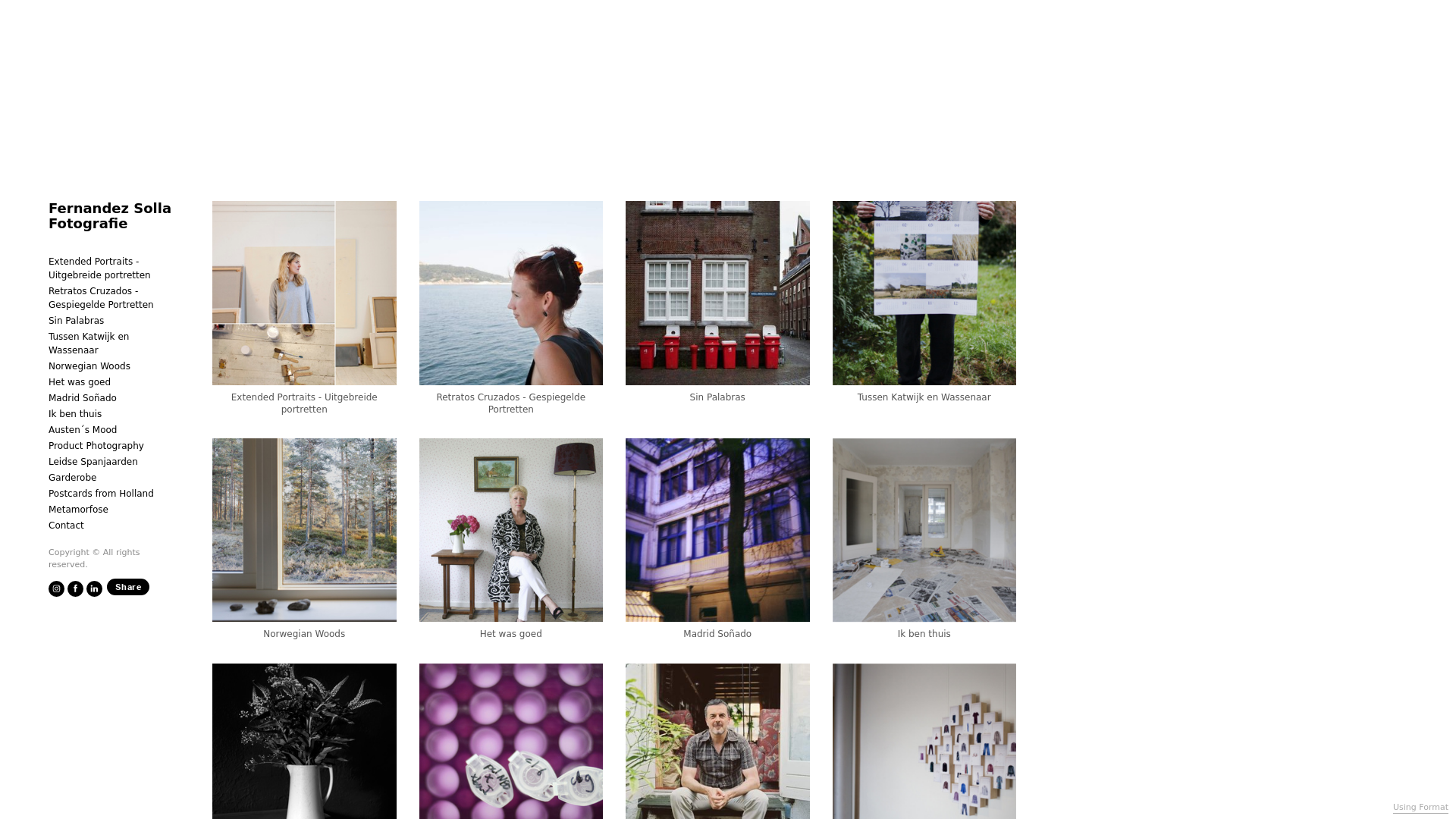 online photography portfolio