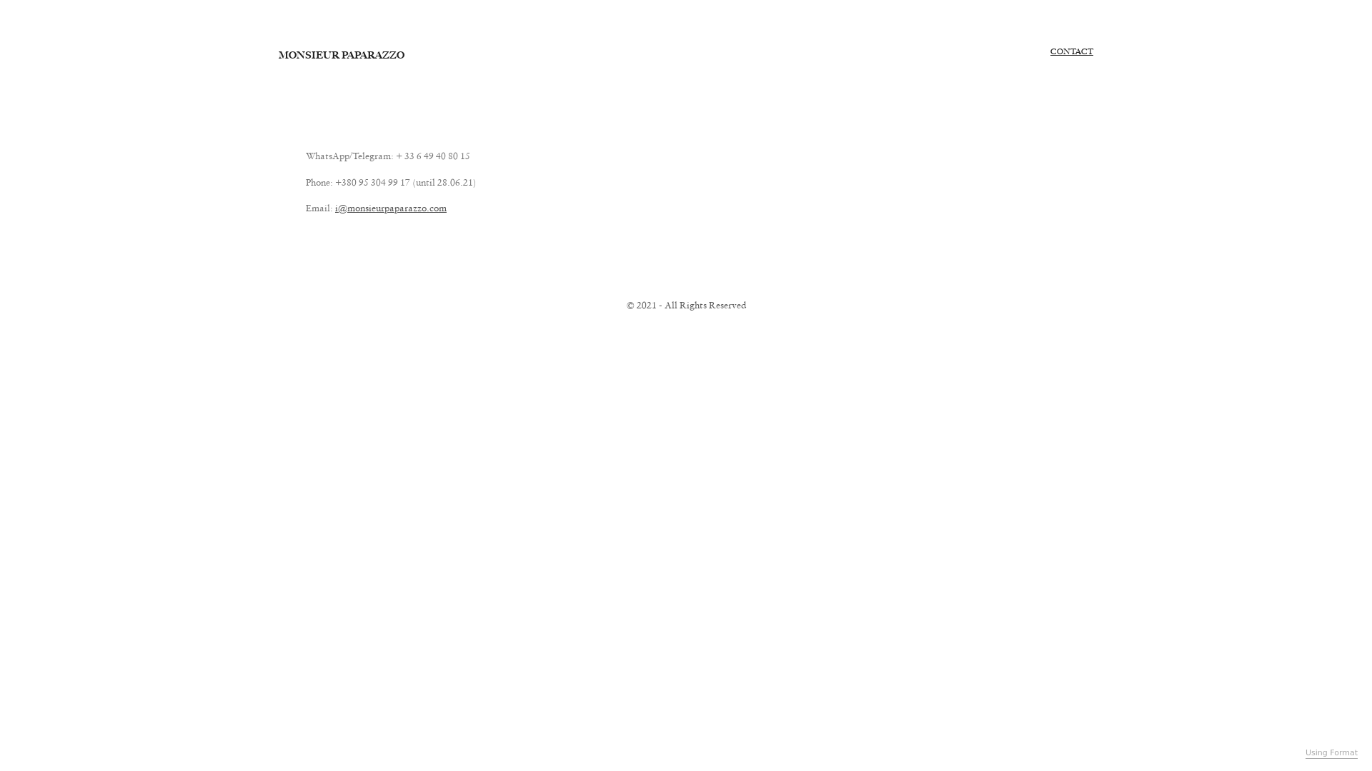 online photography portfolio