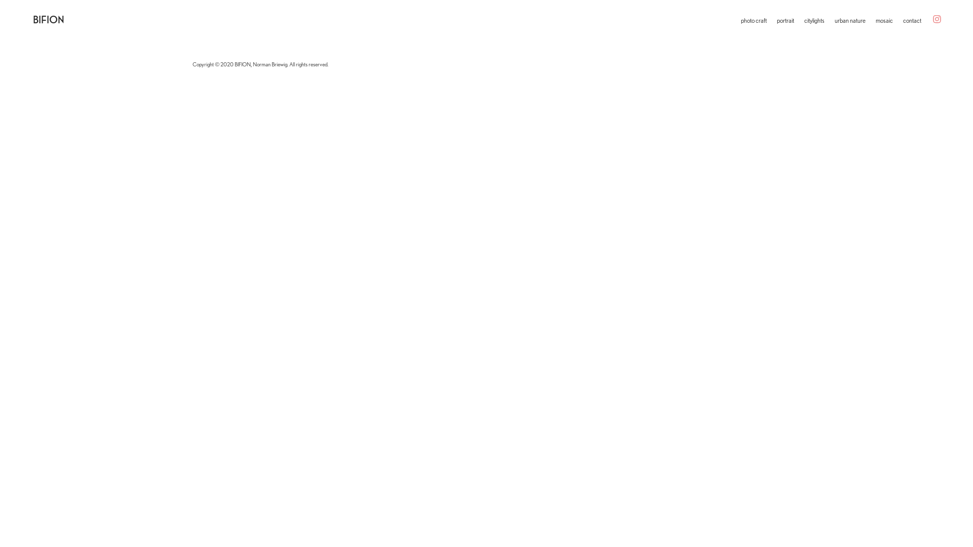 online photography portfolio