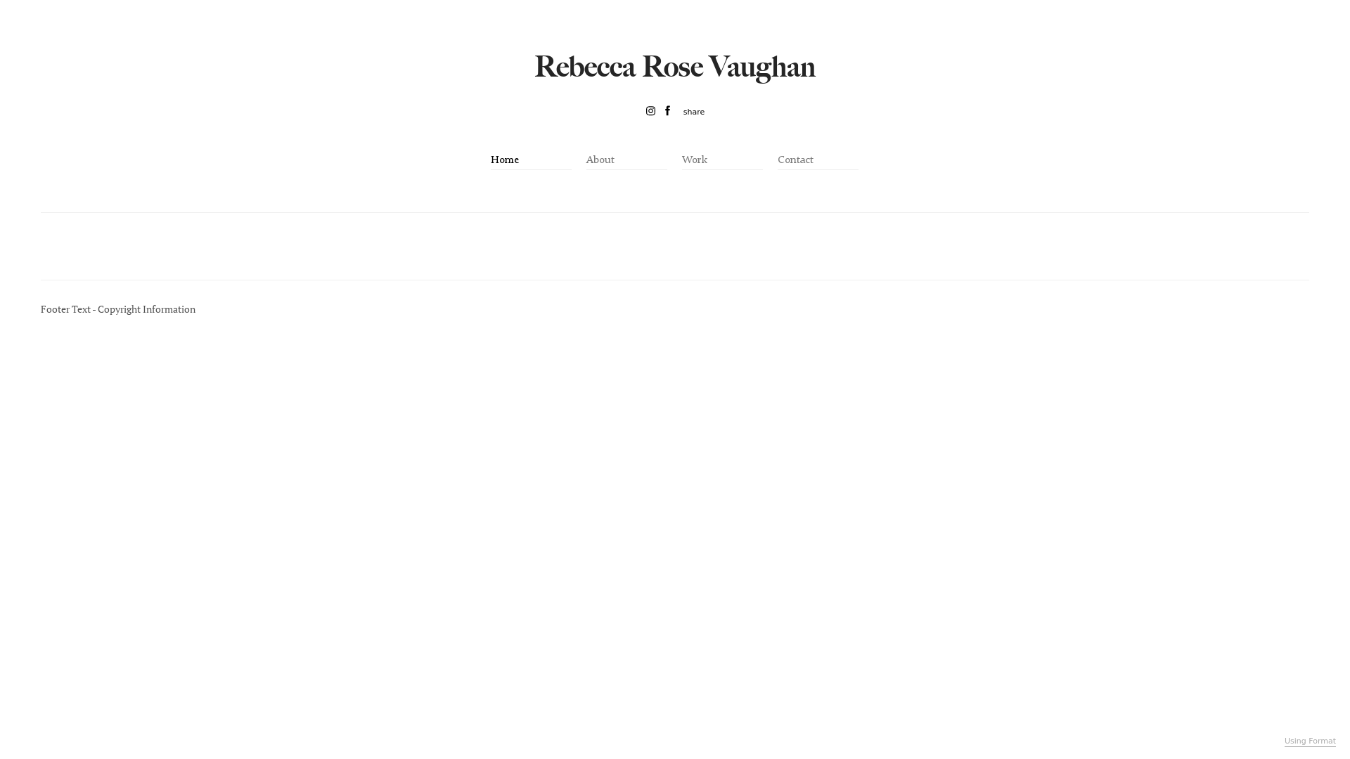 online photography portfolio