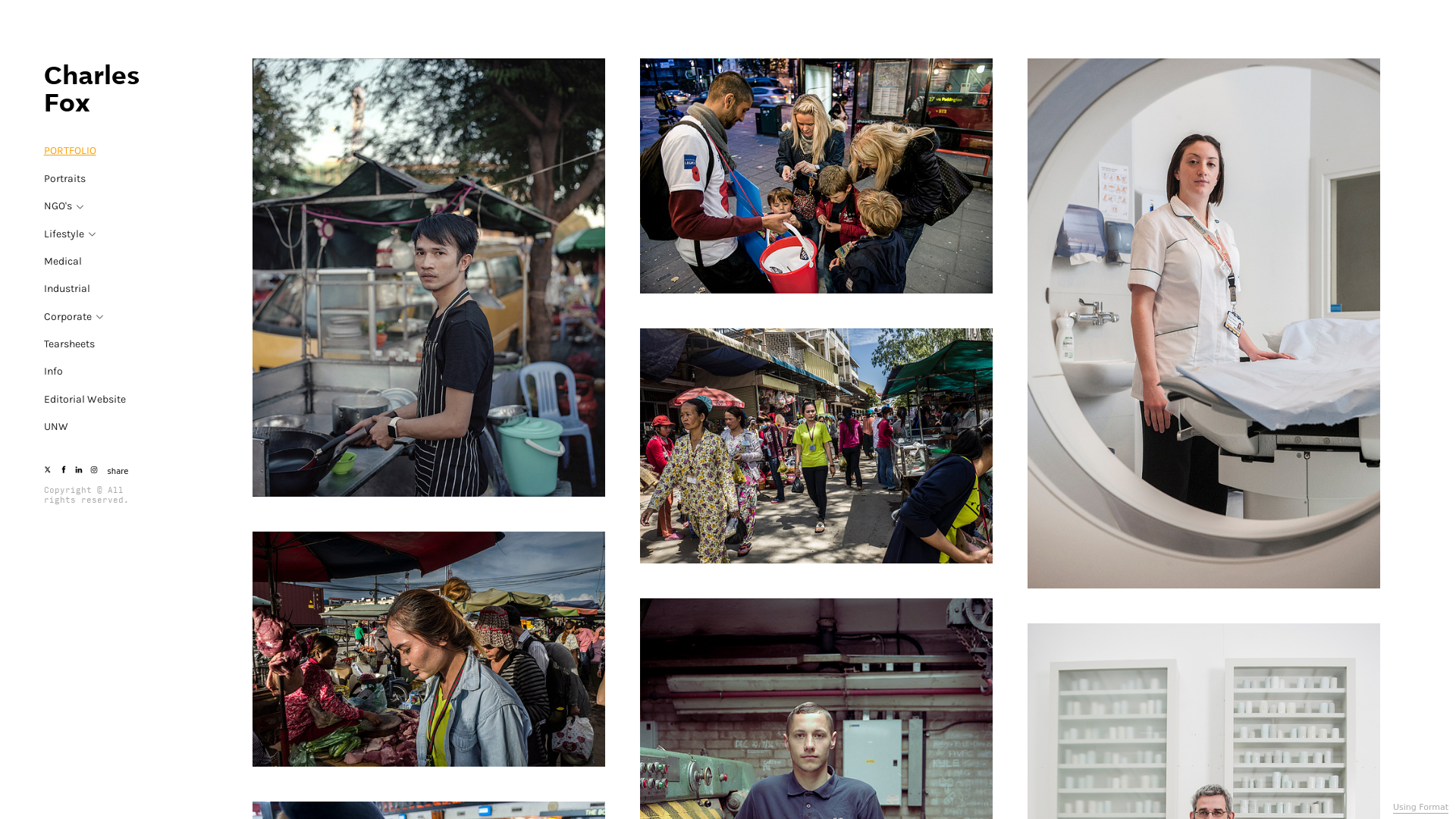 online photography portfolio