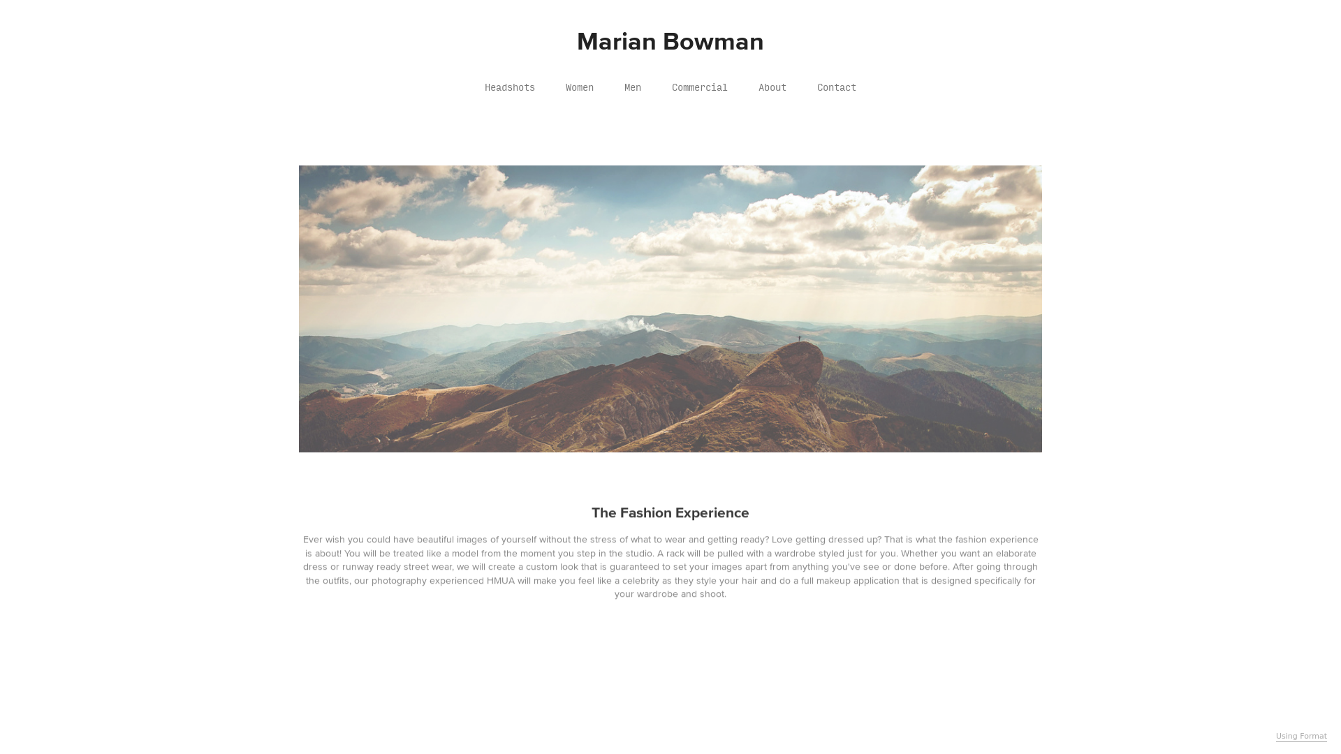 online photography portfolio