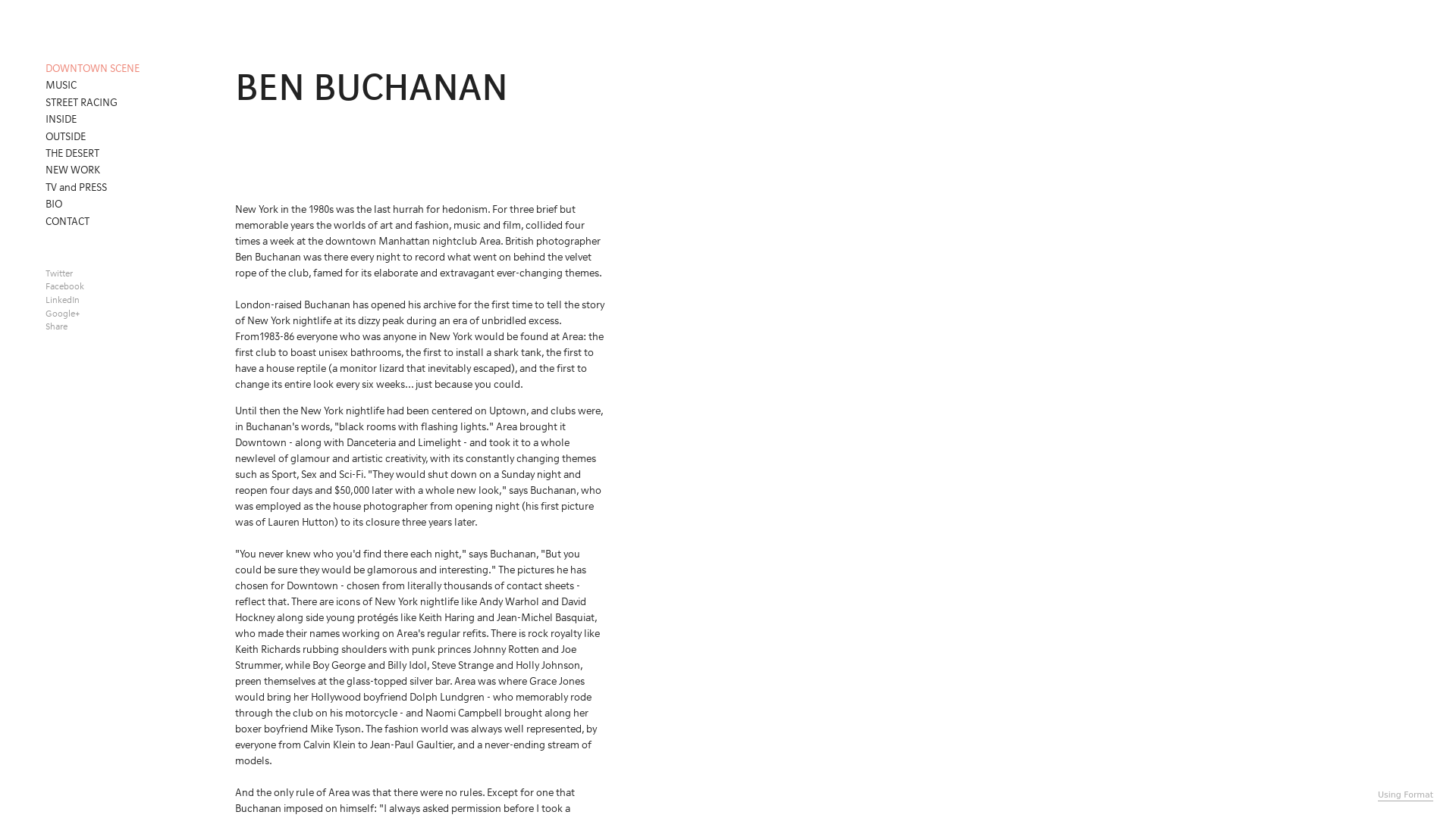 online photography portfolio