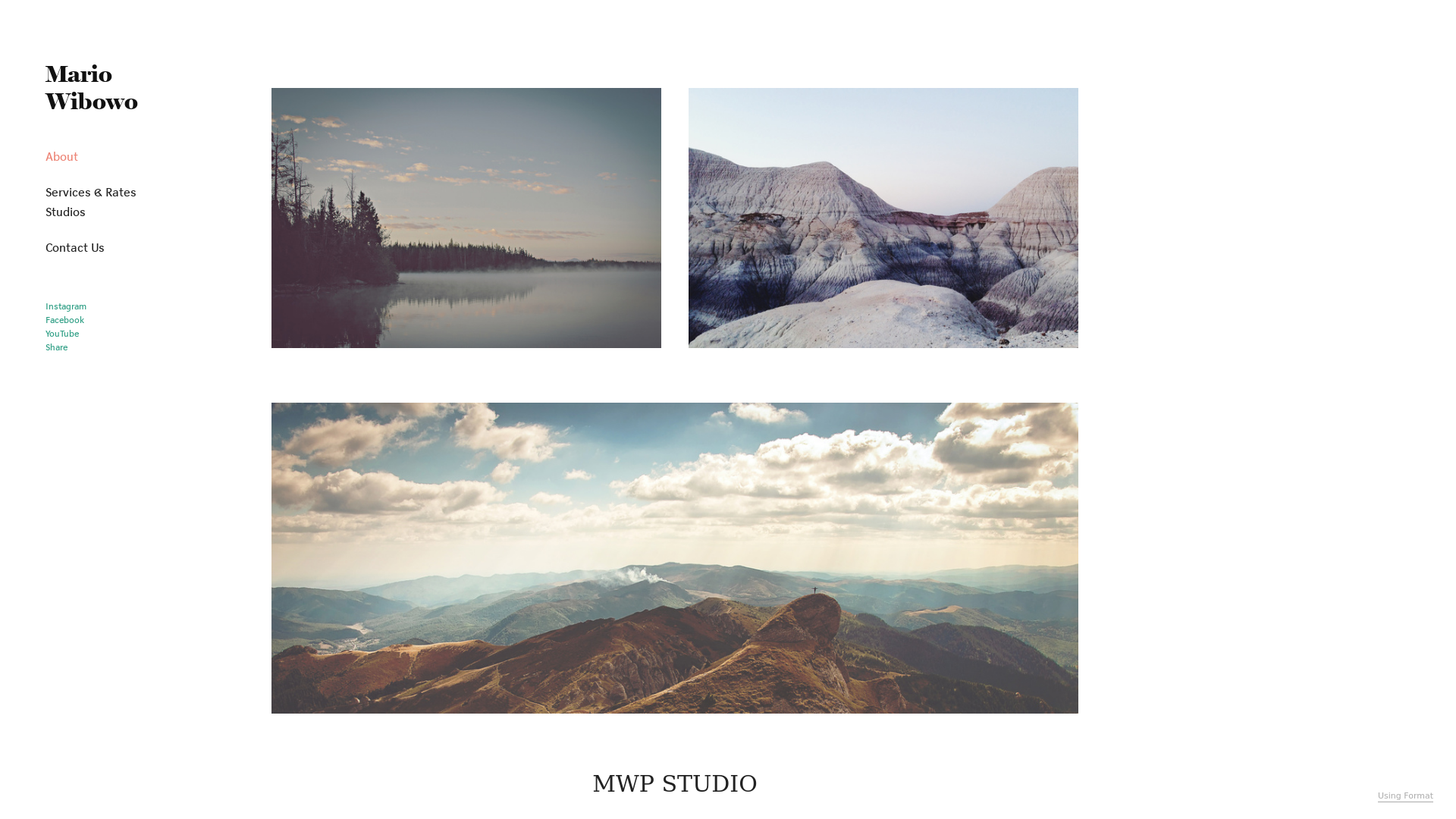 online photography portfolio