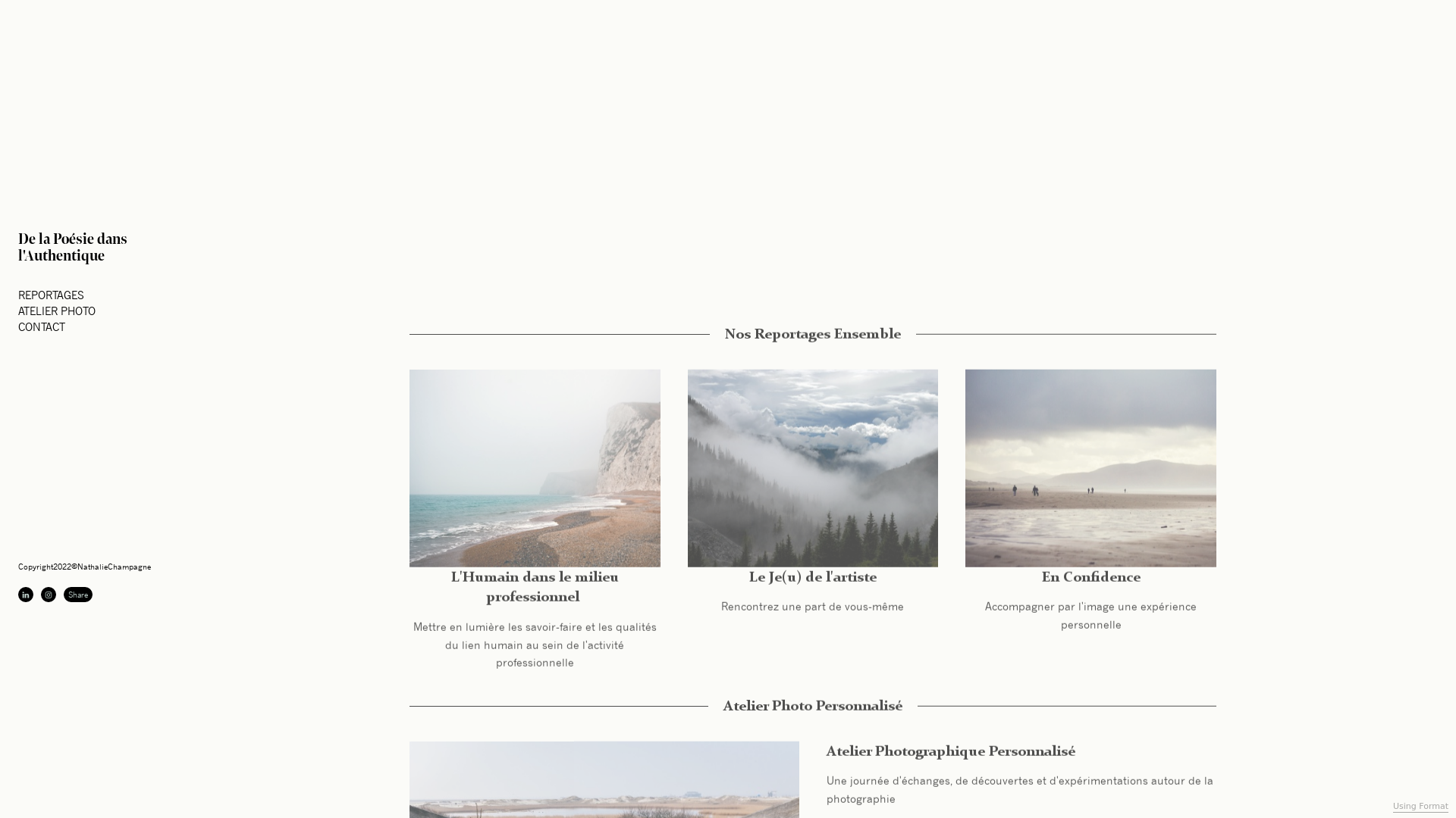 online photography portfolio