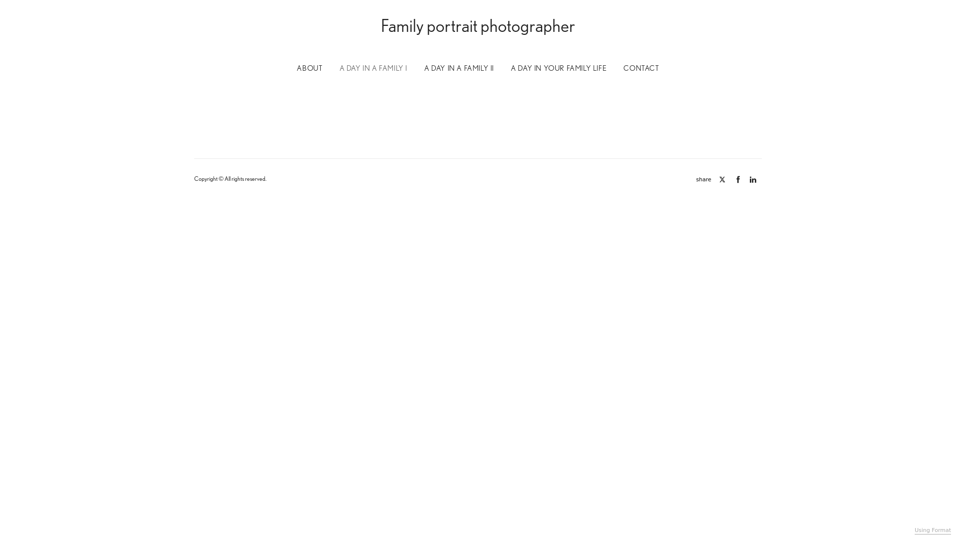 online photography portfolio
