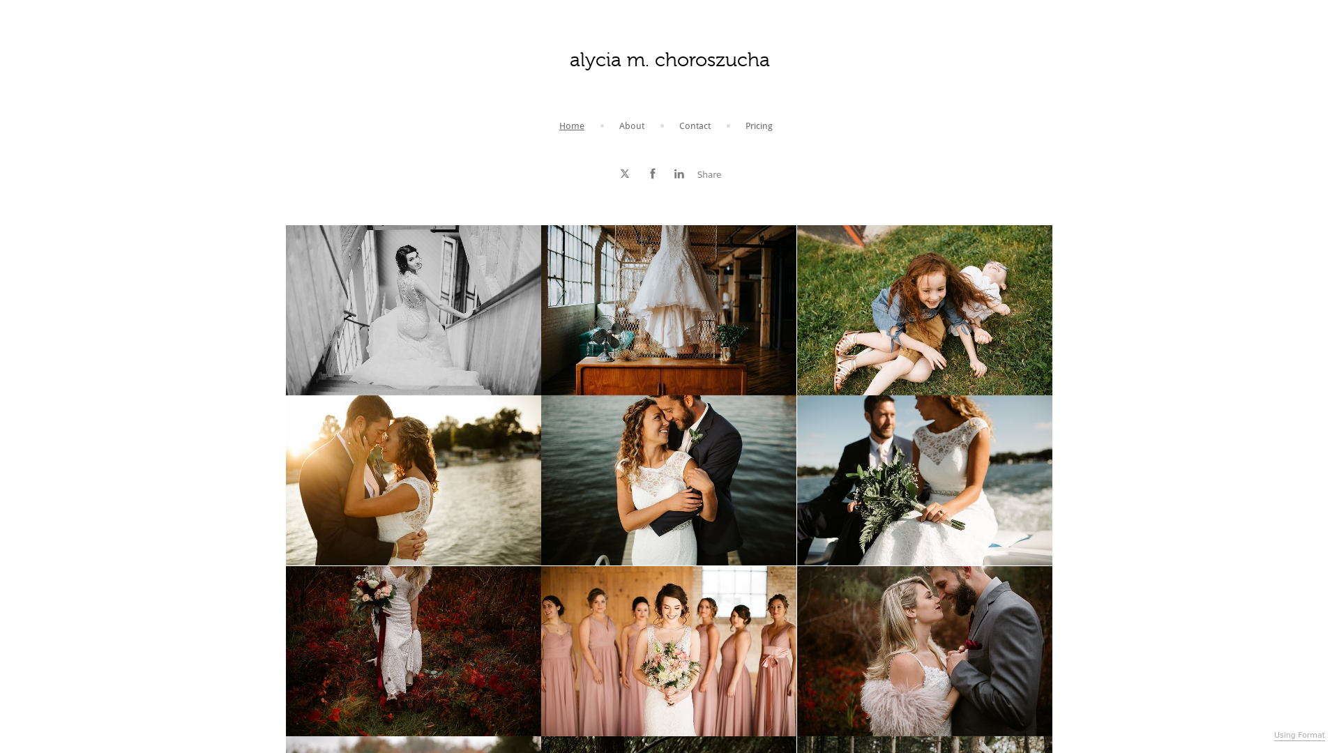 online photography portfolio