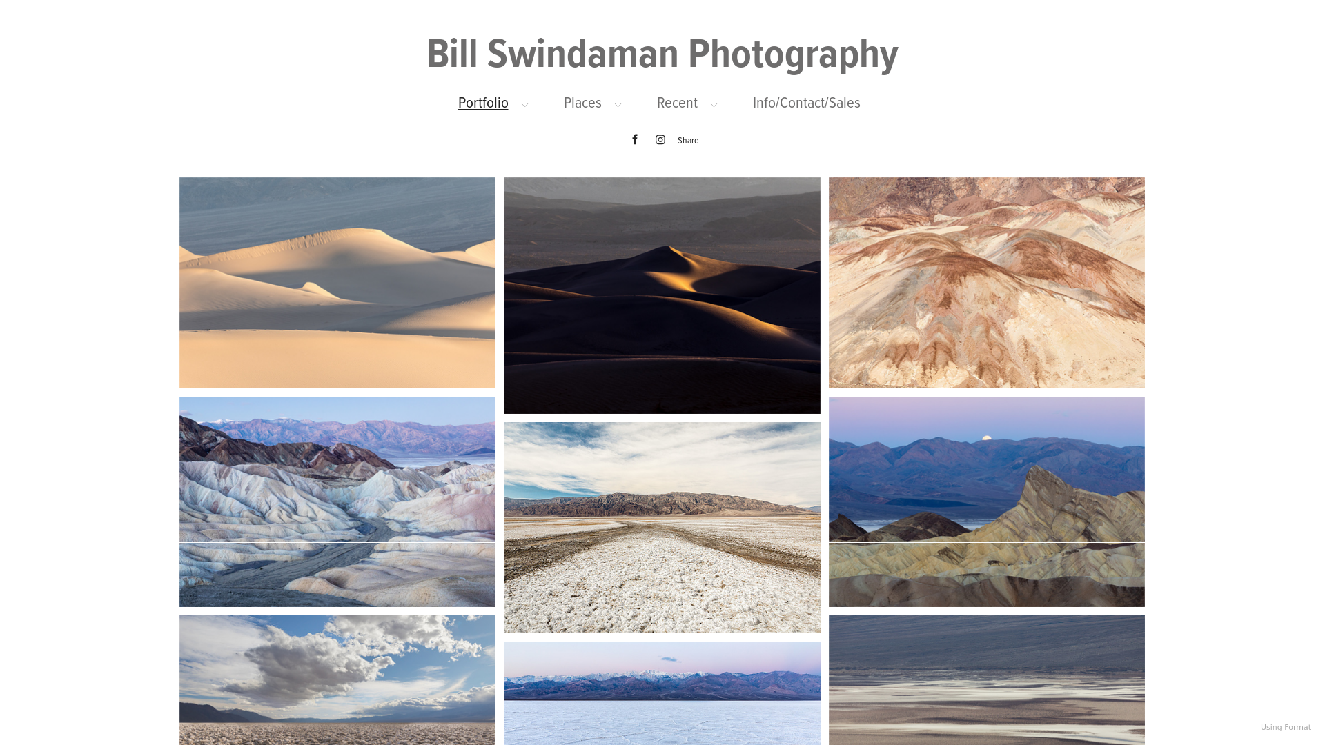 online photography portfolio