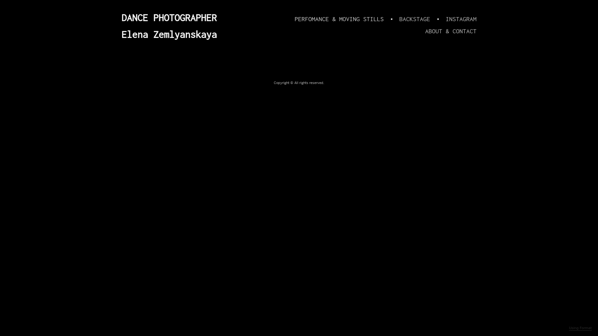online photography portfolio