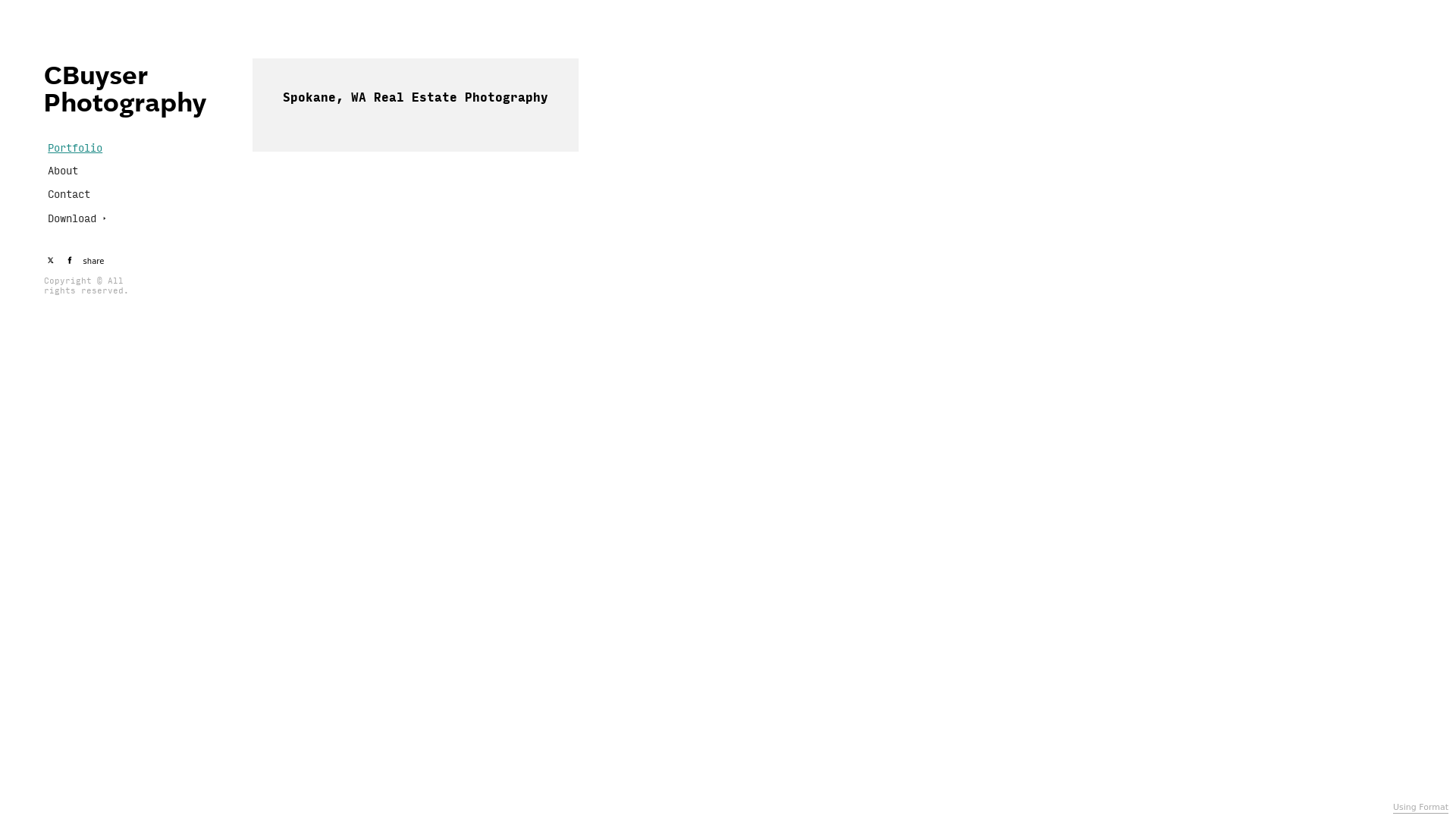 online photography portfolio
