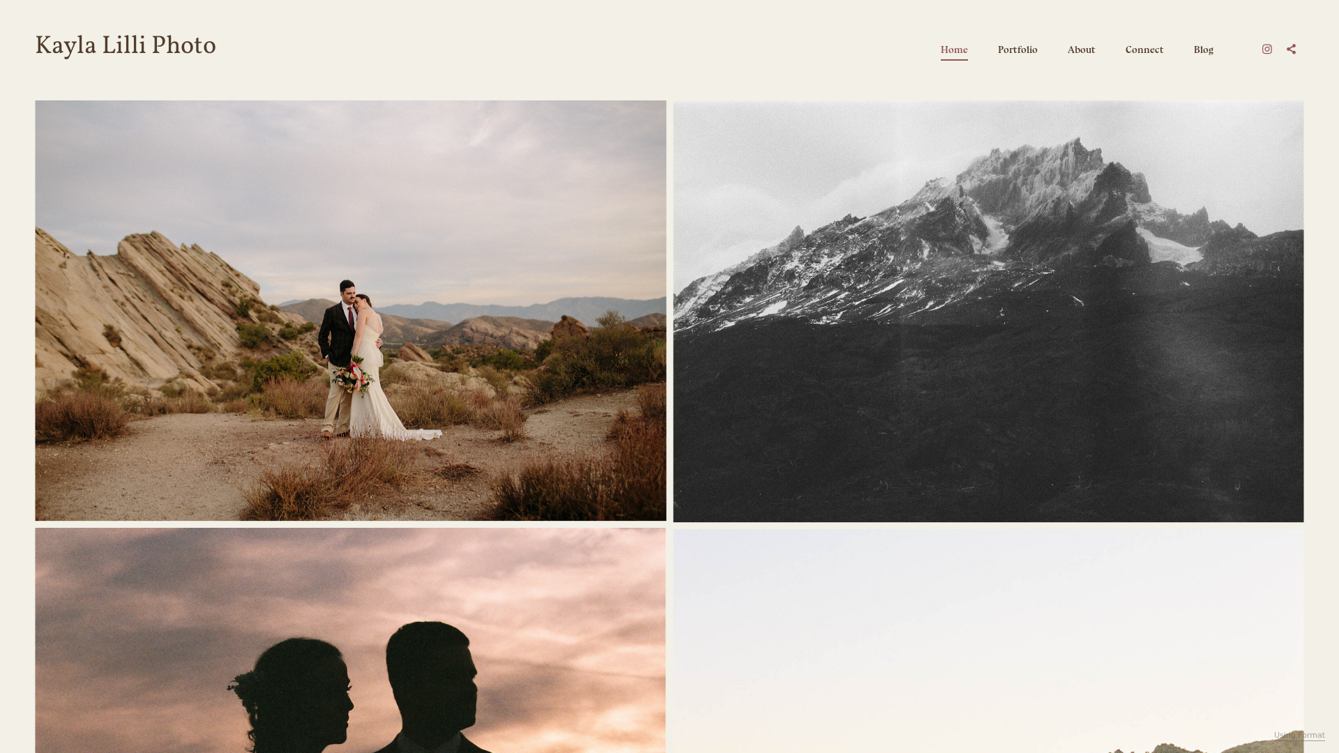 online photography portfolio