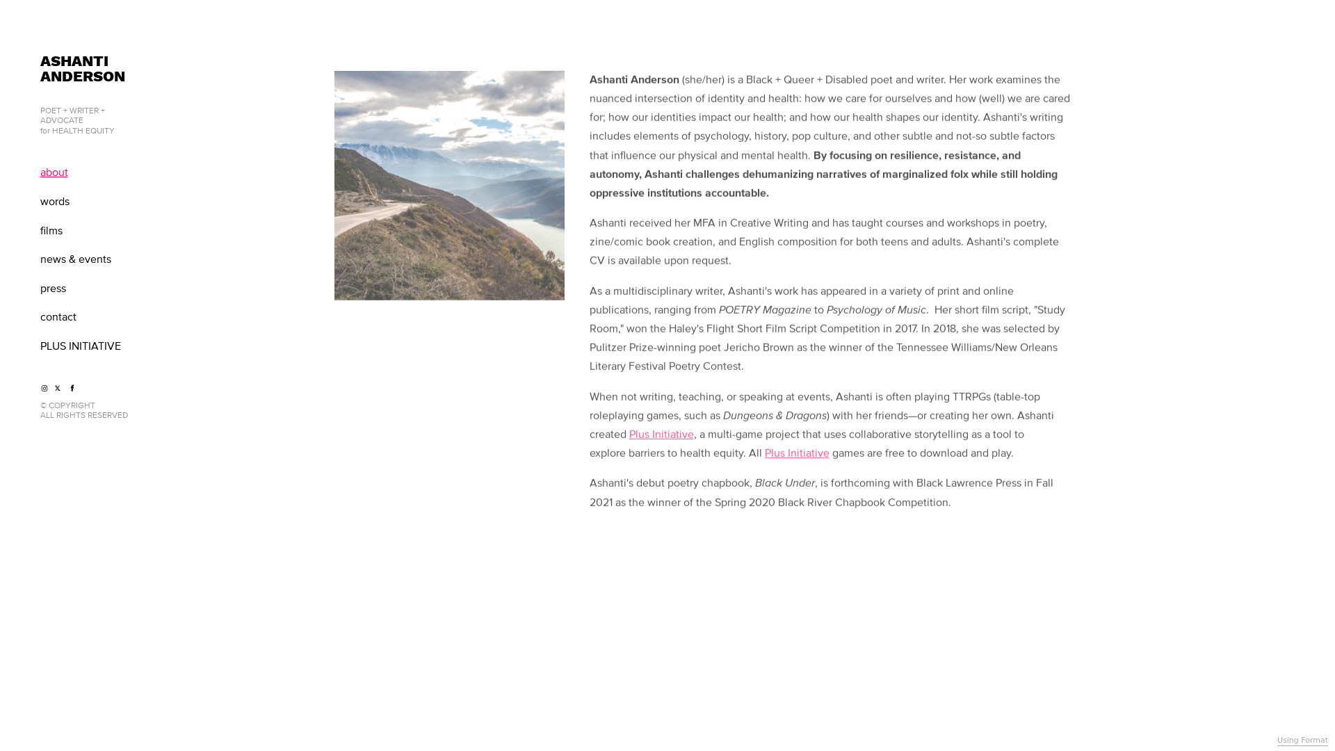online photography portfolio