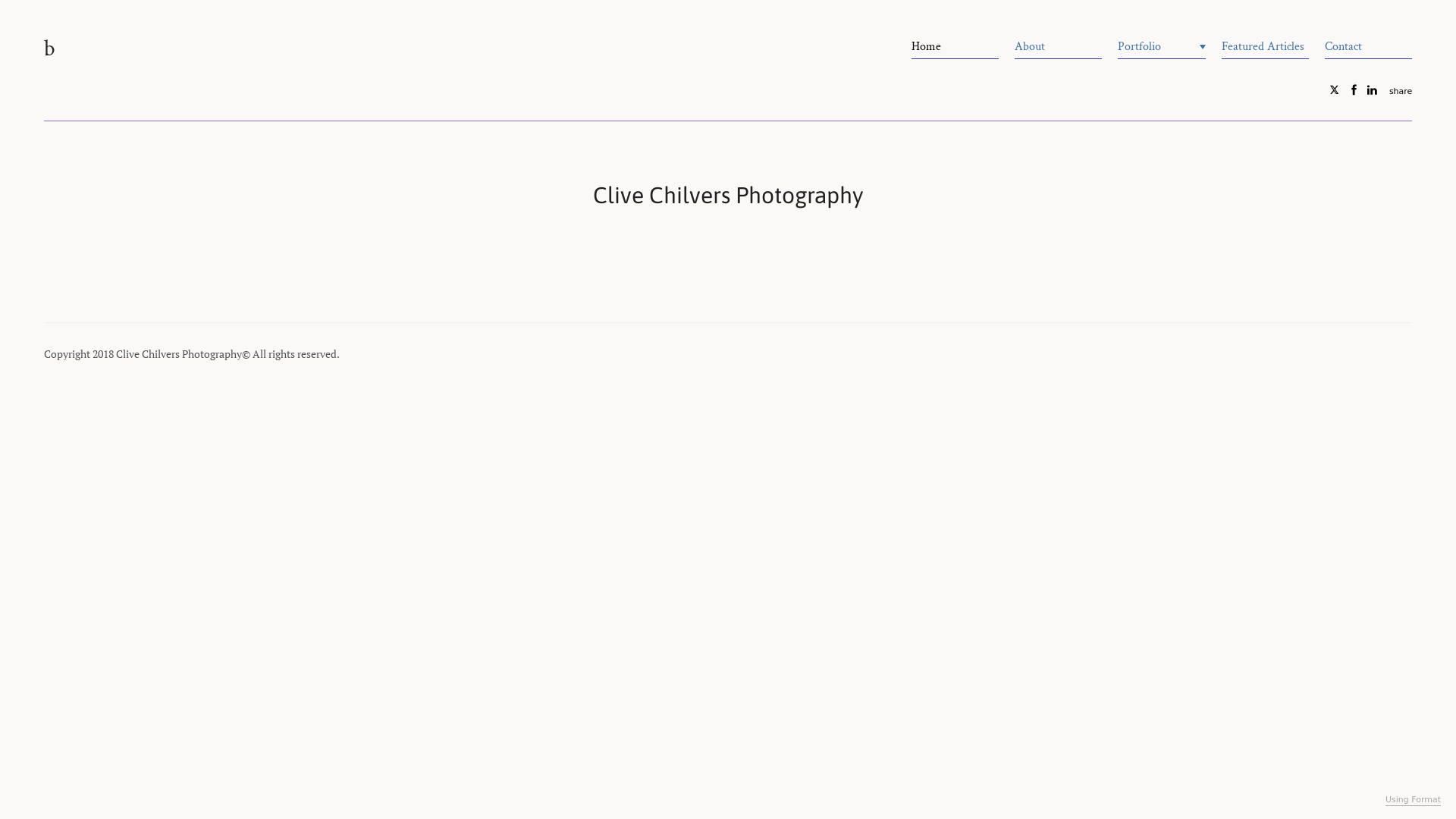 online photography portfolio