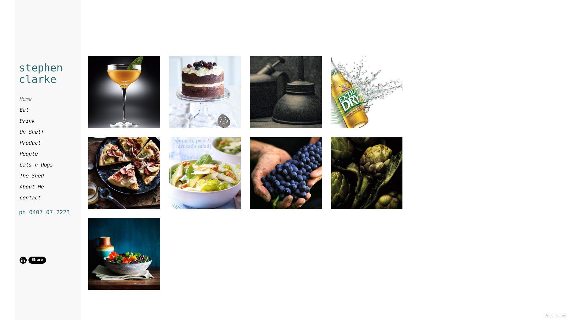 online photography portfolio